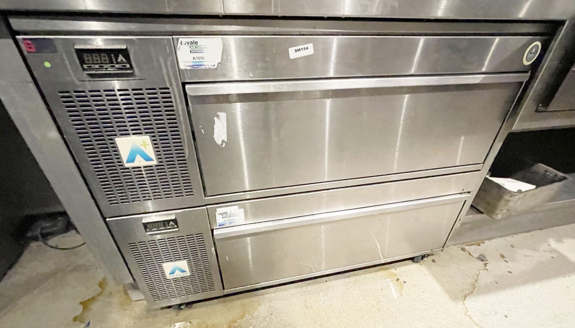 1 x Adande Chef Base Twin Drawer Refrigerator - Dimensions: H85 x W110 x D70 cms - Image 6 of 7