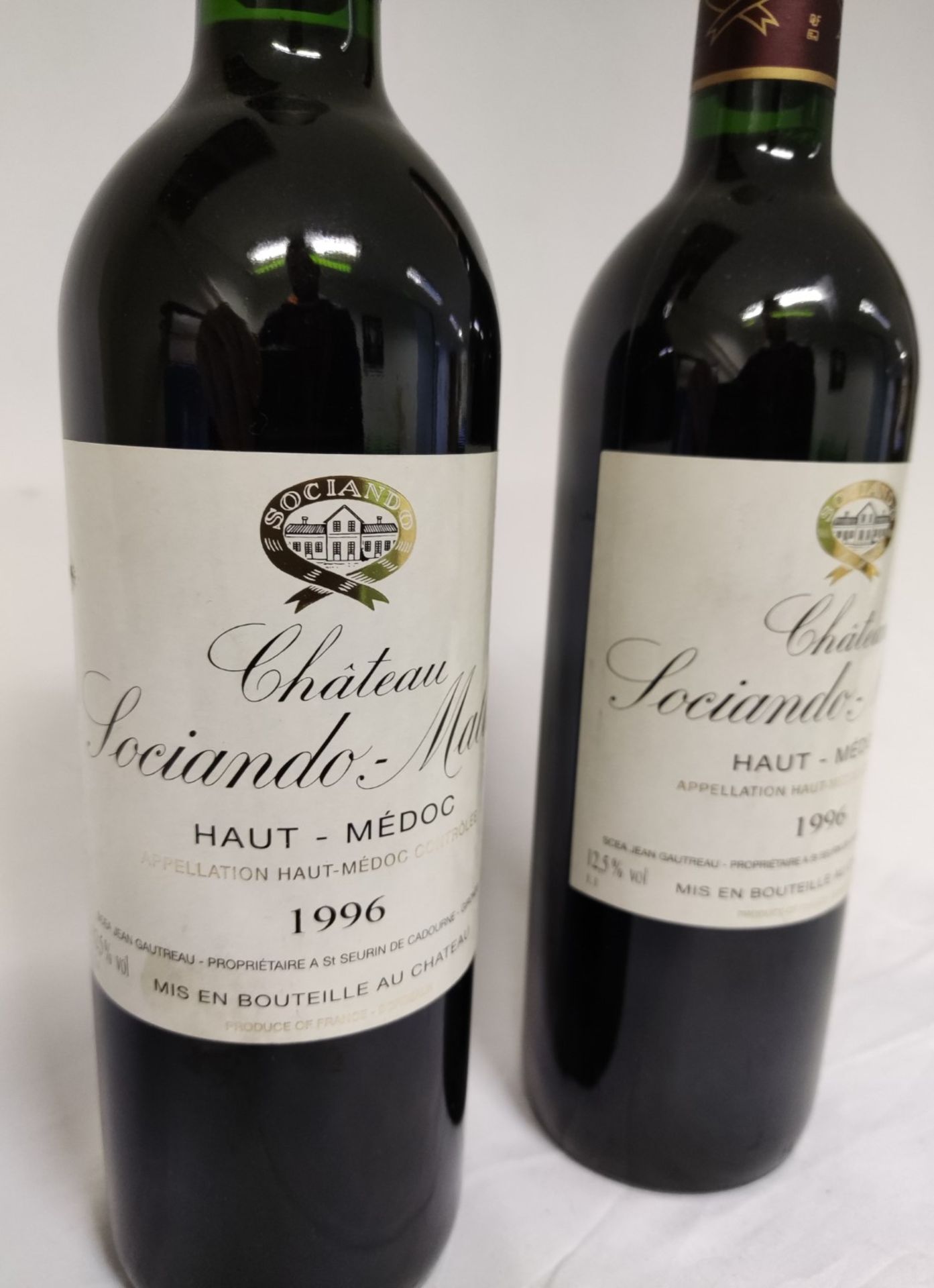 2 x Bottles of 1996 Chateau Sociando-Mallet, Haut-Medoc, France - Dry Red Wine - RRP £260 - Image 2 of 7