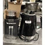 1 x Nespresso Aeroccino 3 Milk Frother and a Russel Hobs Kettle