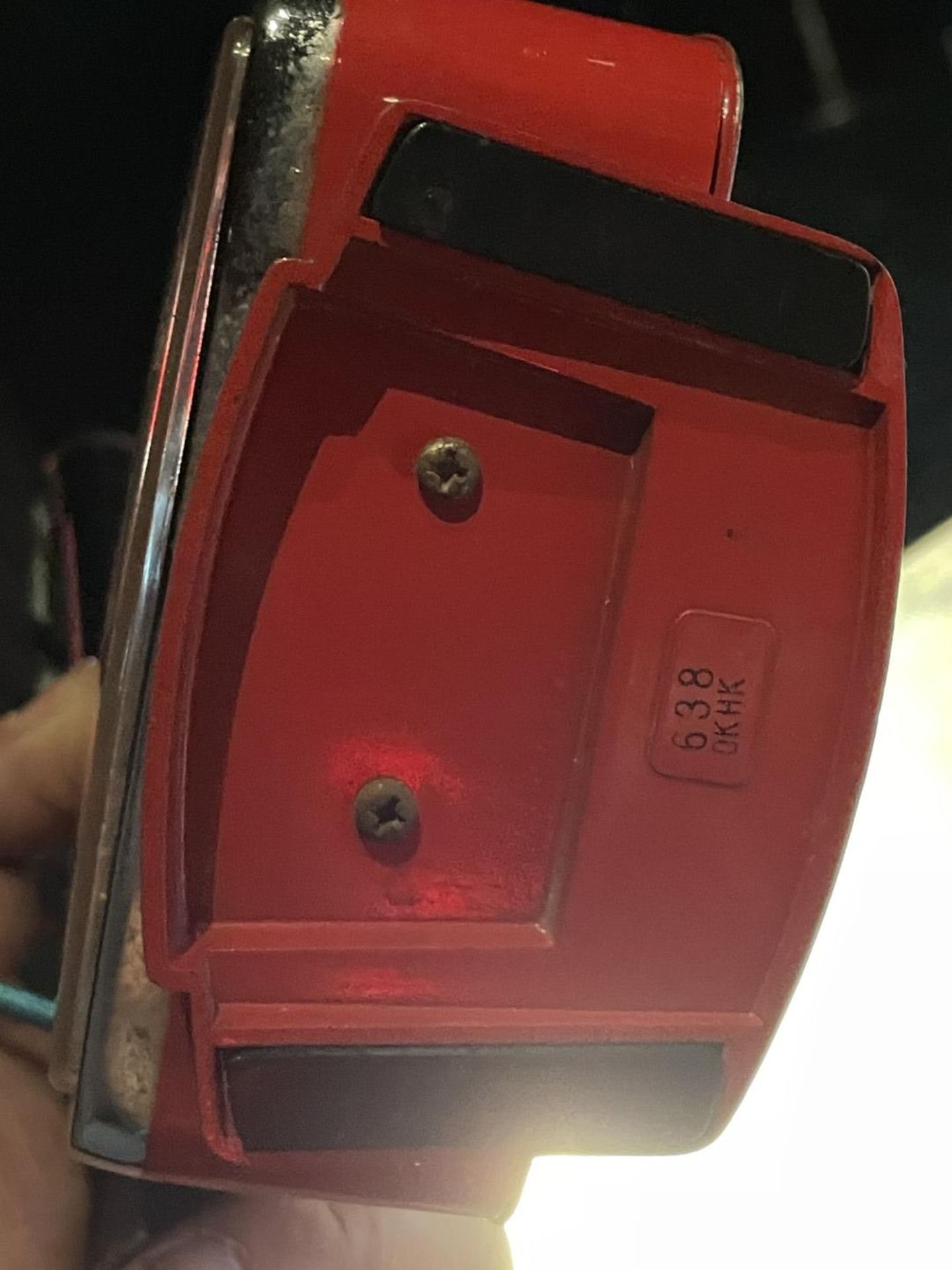 1 x Vintage Japanese Seiko Corona Repeat Red Mechanical Alarm Clock - Image 4 of 4