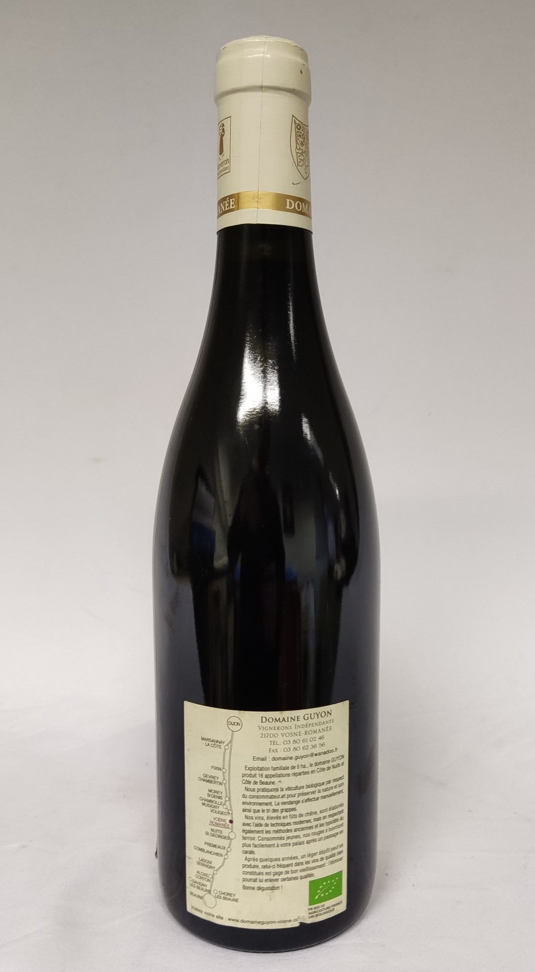 1 x Bottle of 2012 Clos Vougeot Grand Cru Domain Guyon Red Wine - RRP £180 - Image 3 of 8