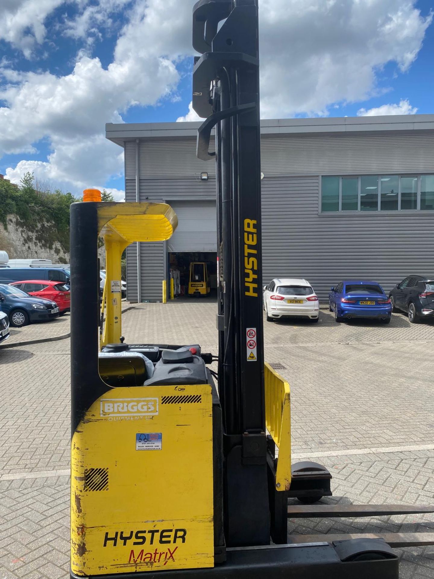 Hyster Forklift Reach Truck - Year: 2007 - 1,400kg Capacity - 8.5m Lift Height - Includes Charger - Image 8 of 10