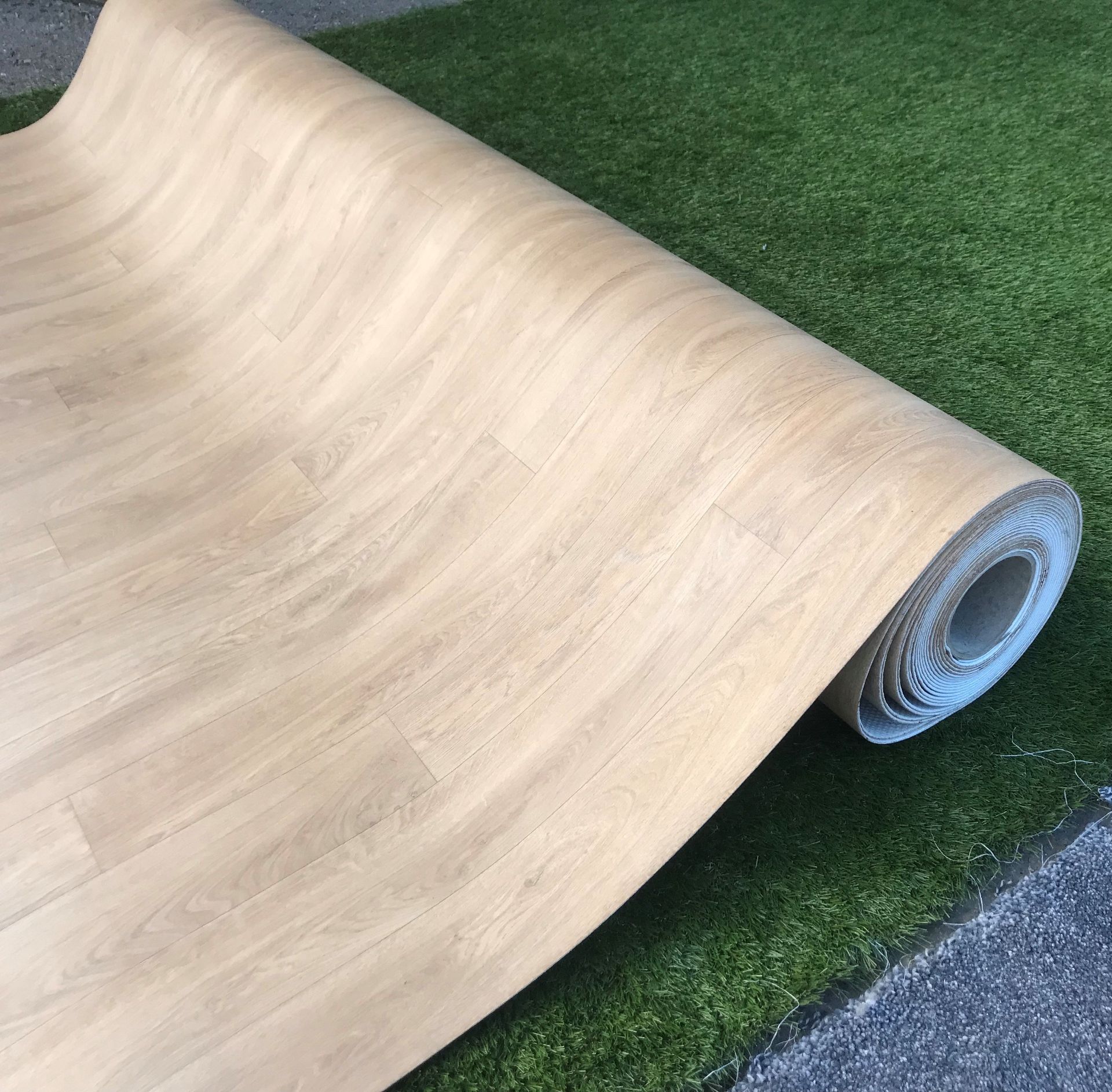 1 x ALTRO Altro Woodsafe Safety Flooring - Colour Natural Oak - 20X2 Meter Roll - Ref: NWF016 - - Bild 3 aus 4