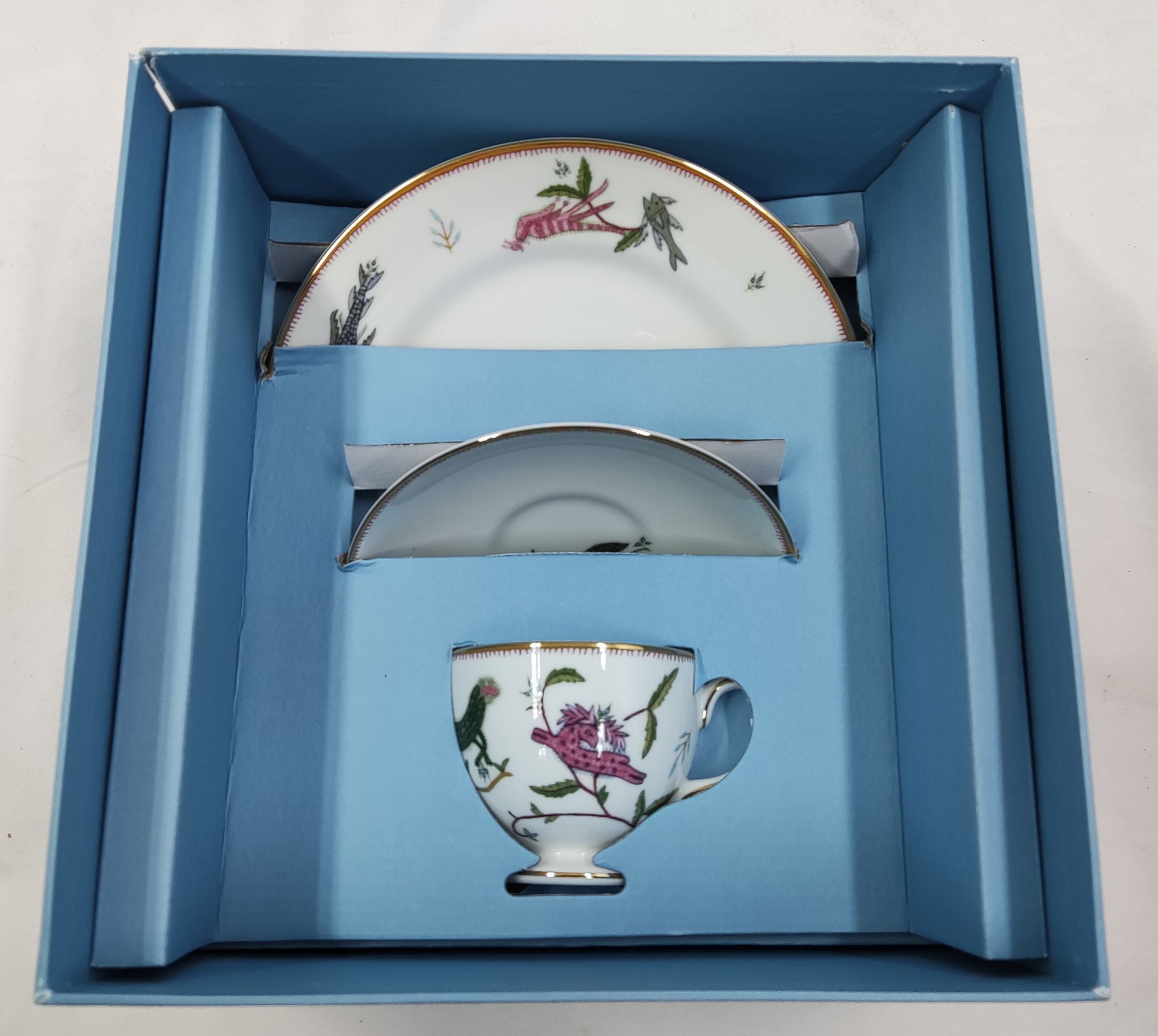 1 x WEDGWOOD Mythical Creatures Fine Bone China Teacup/Saucer/Plate Set - New/Boxed - RRP £140.00 - Image 15 of 20