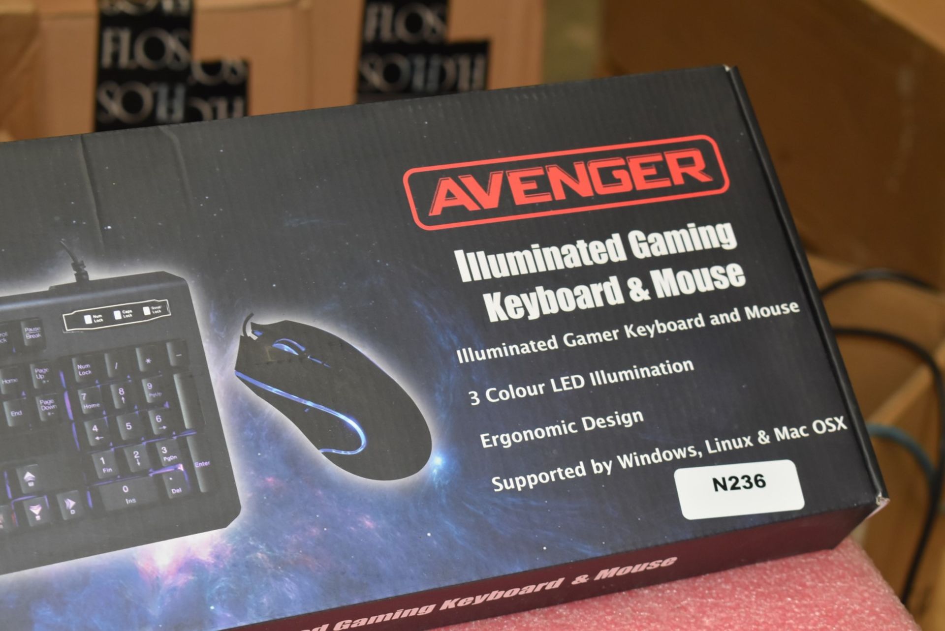 3 x CIT Avenger Illuminated Gaming Keyboard and Mouse - New & Boxed - Image 7 of 7