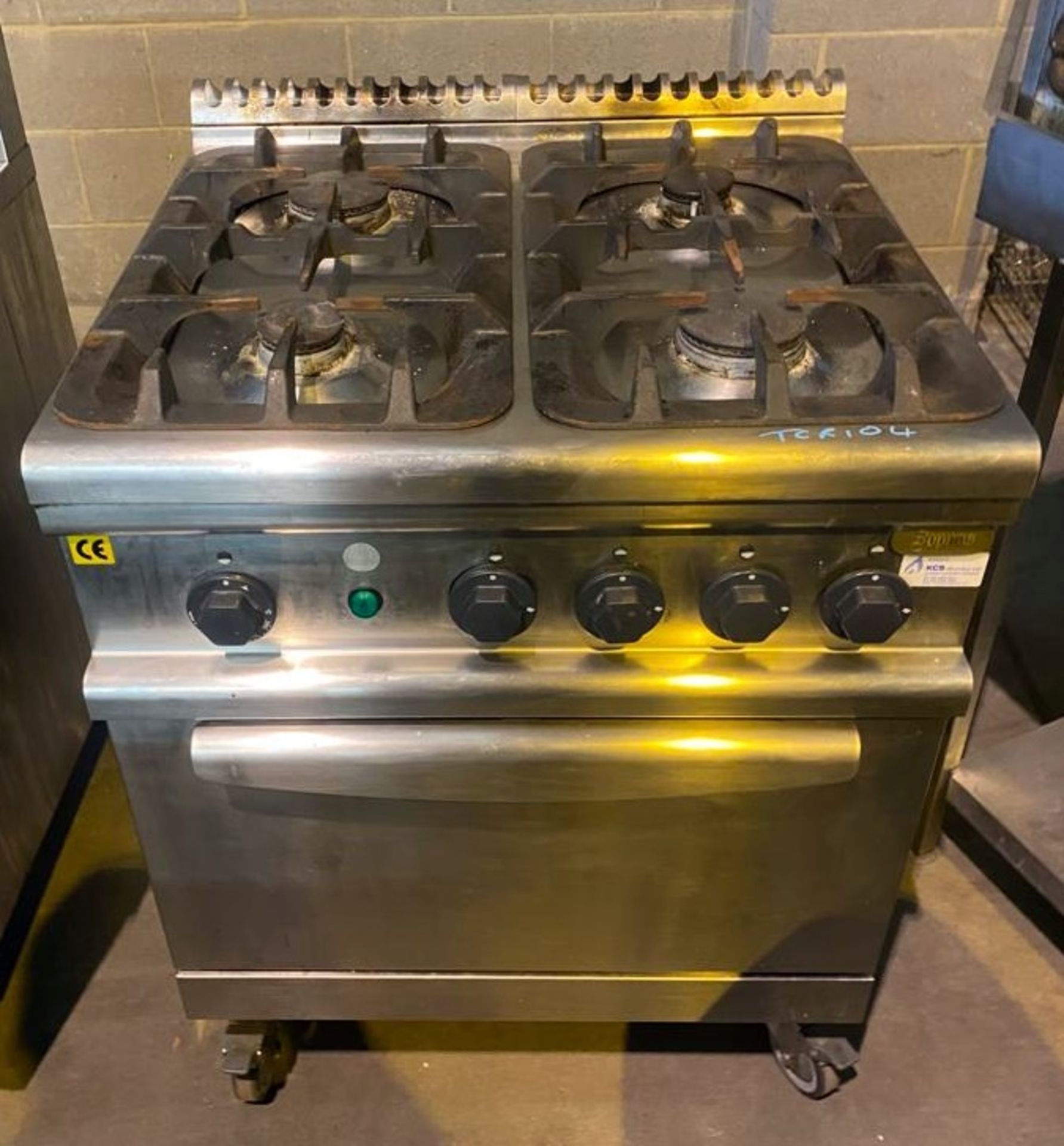 1 x Zanussi Zoppas Four Burner Gas Range Cooker - Image 4 of 6