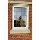 1 x Hardwood Timber Double Glazed & Leaded Window Frame - Ref: PAN156 / 2GRDN - CL896 - NO VAT