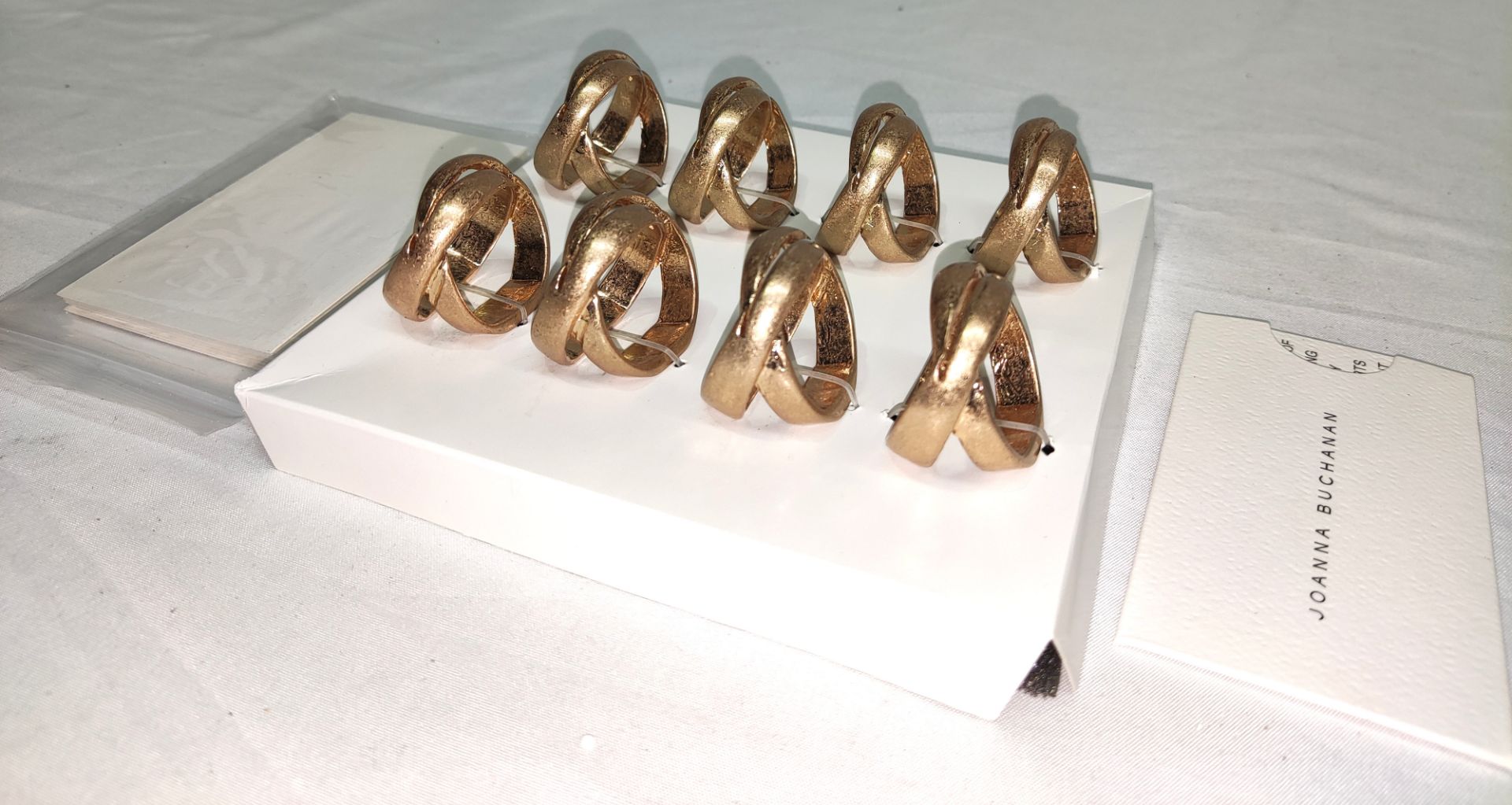 1 x JOANNA BUCHANAN Knot Placecard Holders - Set Of 8 - New/Boxed - Original RRP £168 - Ref: - Bild 12 aus 19