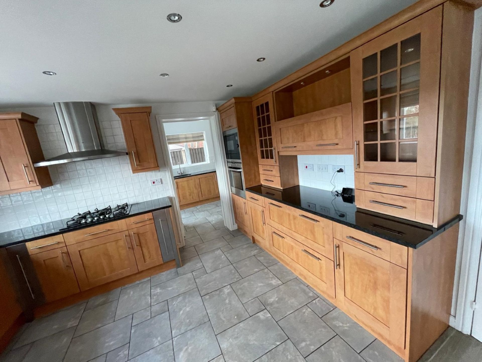 1 x Shaker-style, Feature-rich Fitted Kitchen with Solid Wood Doors, Granite Worktops and Appliances - Image 53 of 111