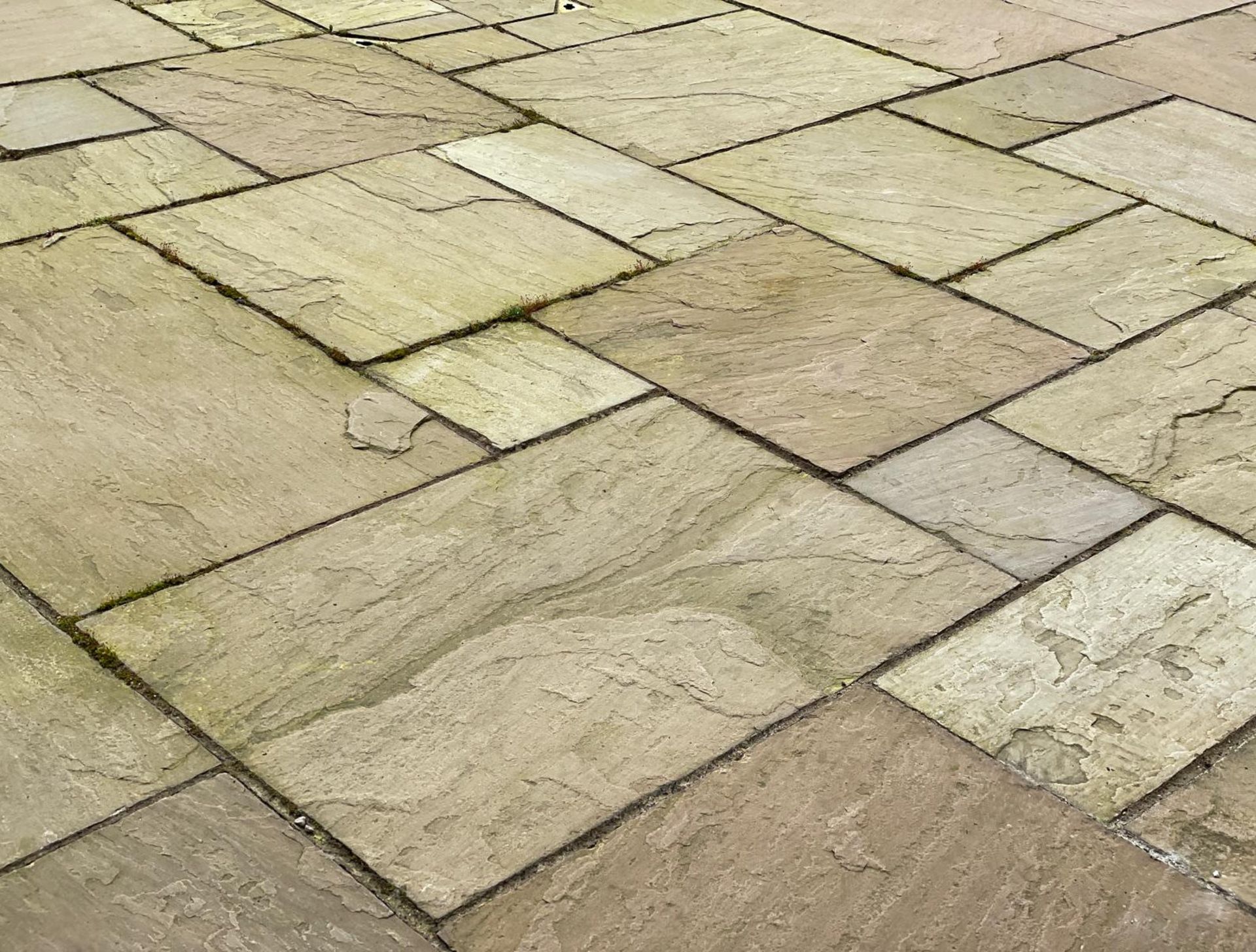 Large Quantity of Yorkstone Paving - Over 340sqm - CL896 - NO VAT ON THE HAMMER - Location: Wilmslow