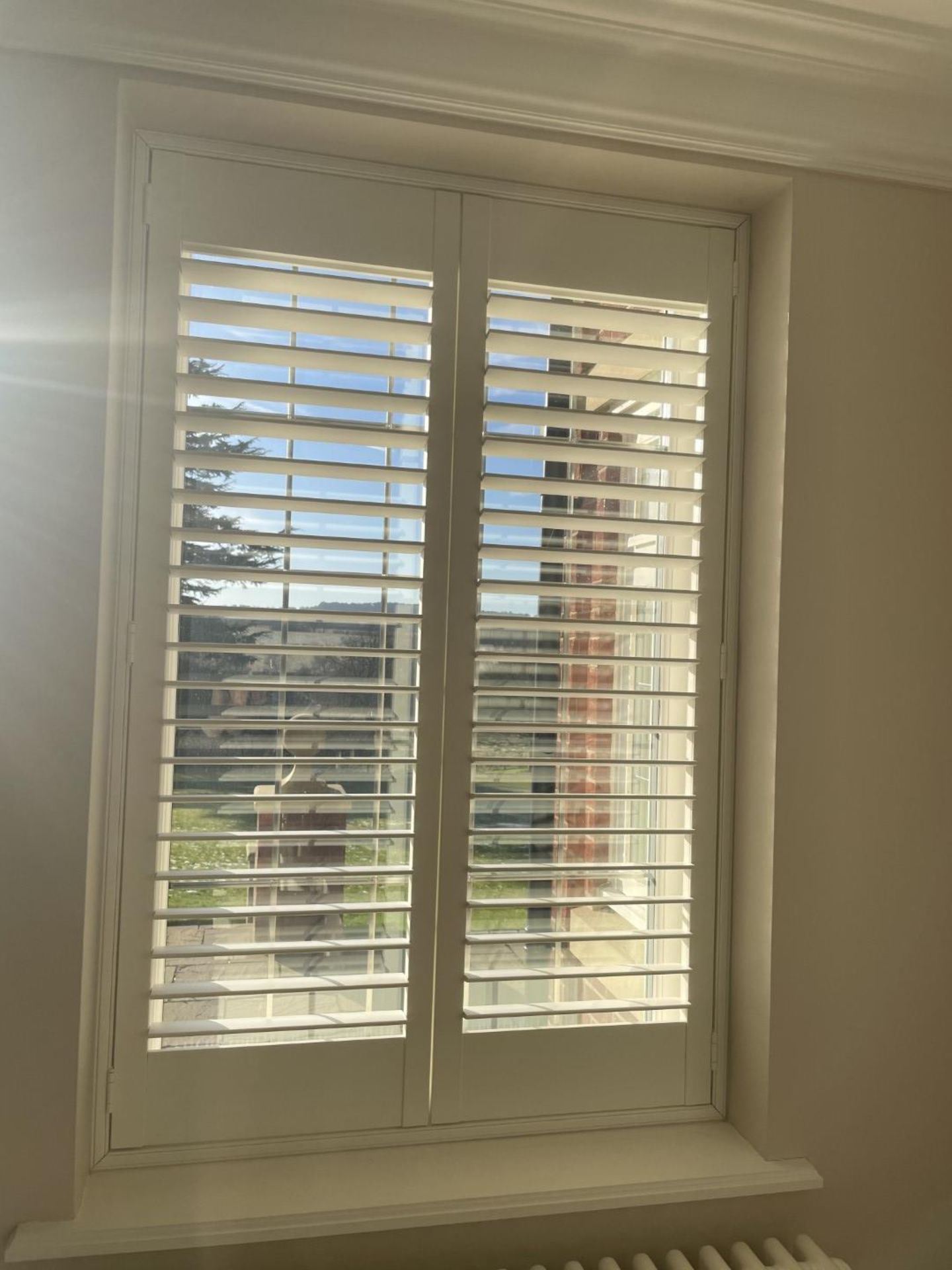 1 x Hardwood Timber Double Glazed Window Frames fitted with Shutter Blinds, In White - Ref: PAN108 - Image 17 of 19