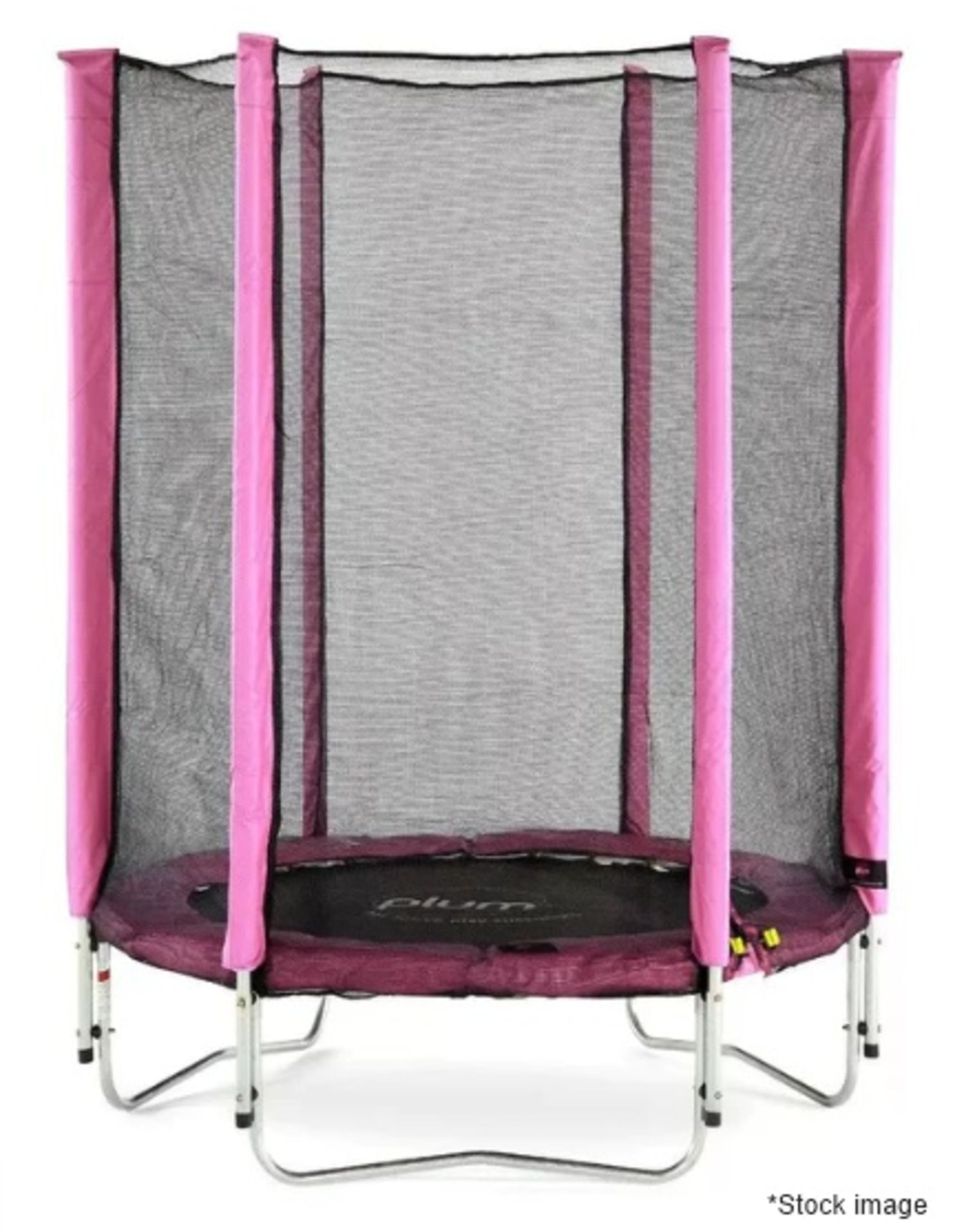 1 x PLUM Junior Trampoline In Pink (4.5ft) - Original Price £169.99