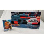 Nerf Elite 2.0 Moto Blitz Gun and Nerf Fortnight Micro Doggo - New/Boxed - CL444 - NO VAT ON THE