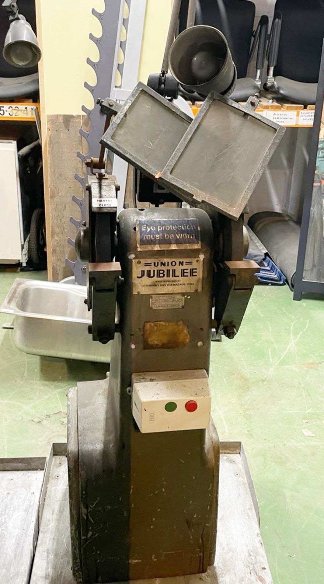 1 x T.S Harrison Union Jubilee Double Ended Grinder - 3 Phase - Image 3 of 13