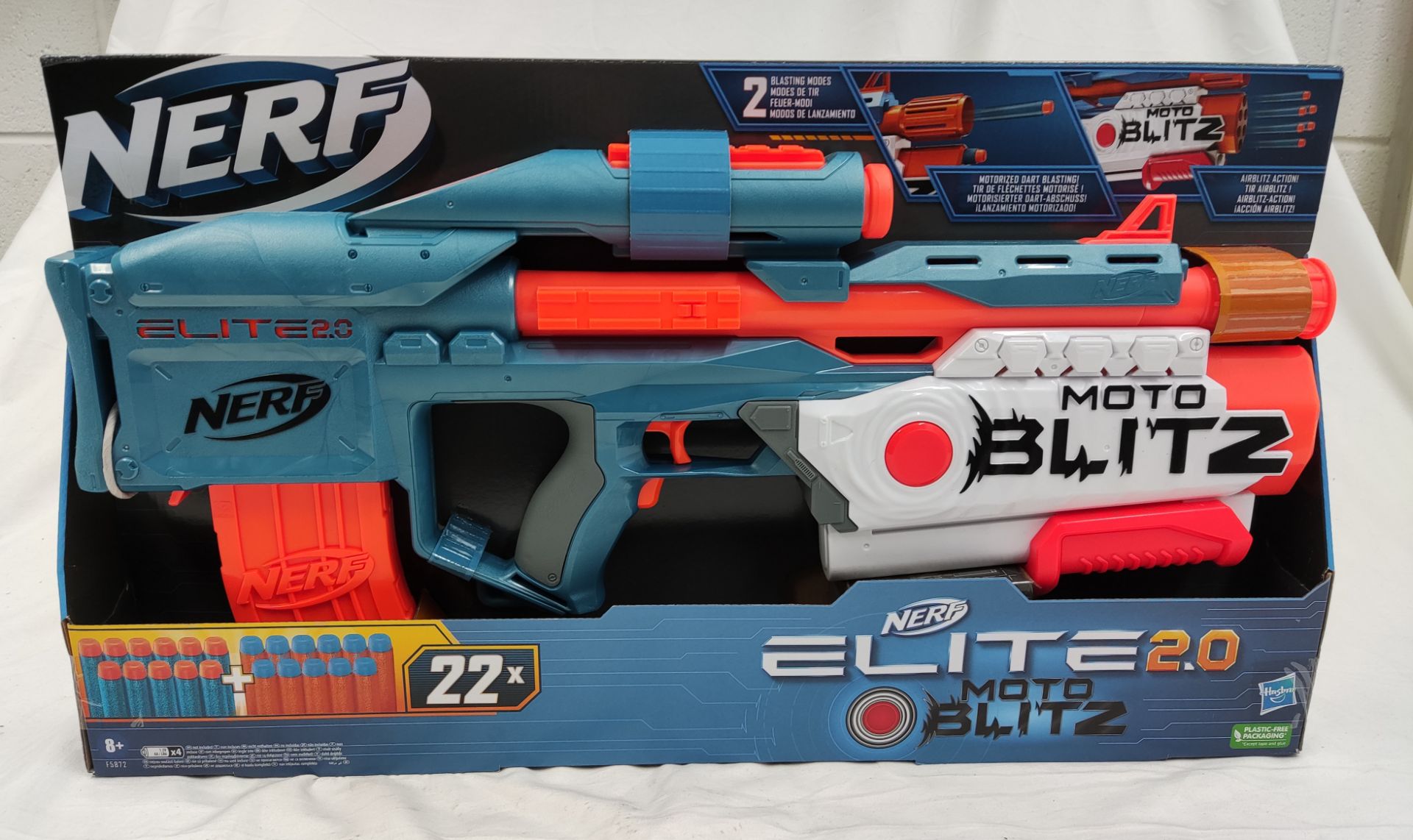 Nerf Elite 2.0 Moto Blitz Gun and Nerf Fortnight Micro Doggo - New/Boxed - CL444 - NO VAT ON THE - Image 2 of 4