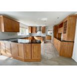 1 x Shaker-style, Feature-rich Fitted Kitchen with Solid Wood Doors, Granite Worktops and Appliances