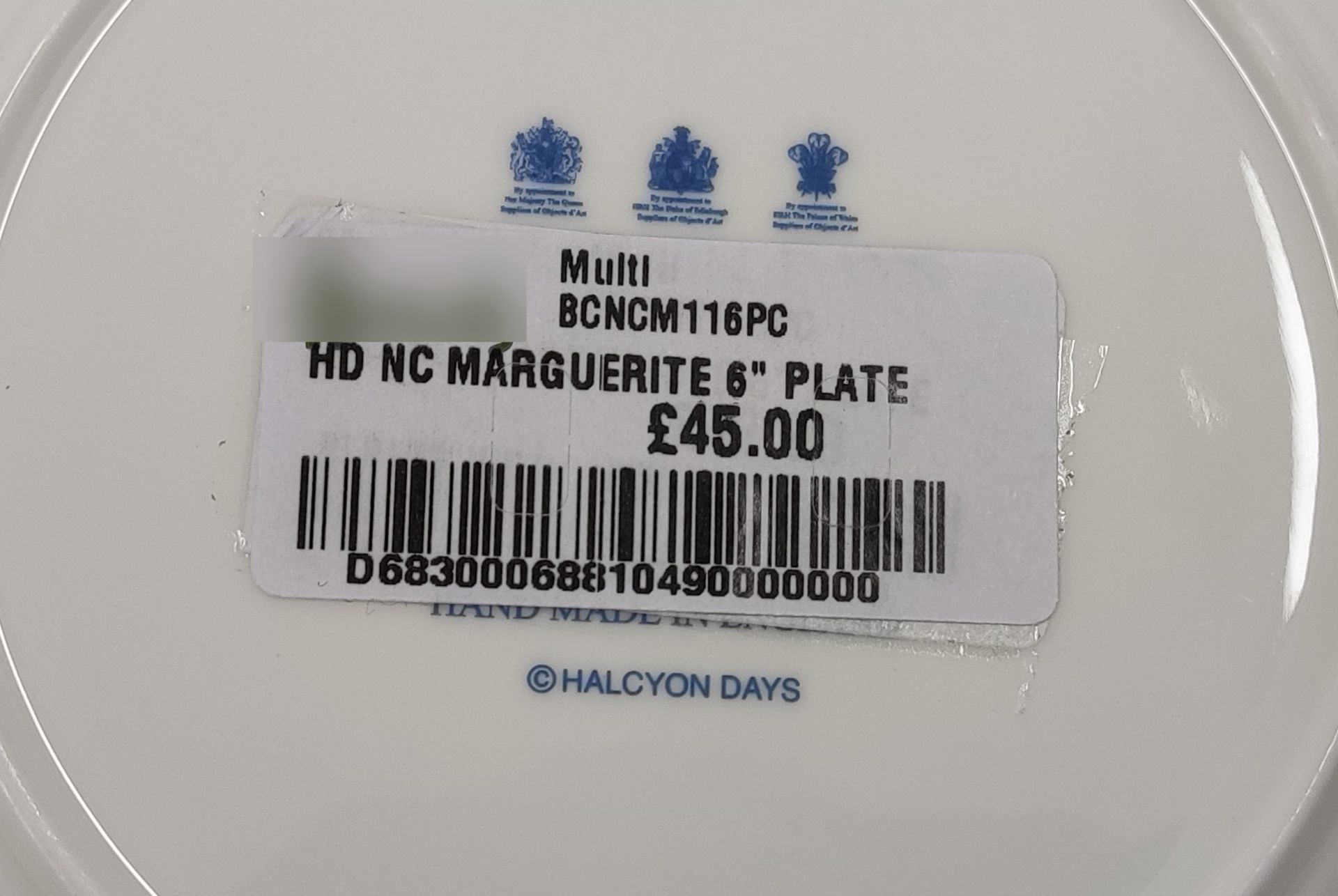 1 x HALCYON DAYS Nina Campbell Marguerite 6" Side Plate - New/Boxed - Original RRP £59.00 - Image 10 of 10