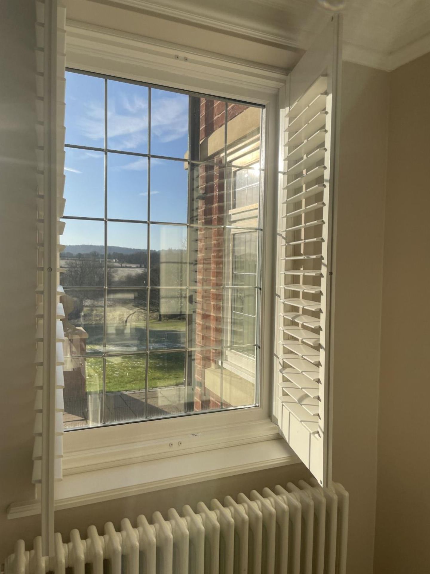 1 x Hardwood Timber Double Glazed Window Frames fitted with Shutter Blinds, In White - Ref: PAN108 - Image 19 of 19