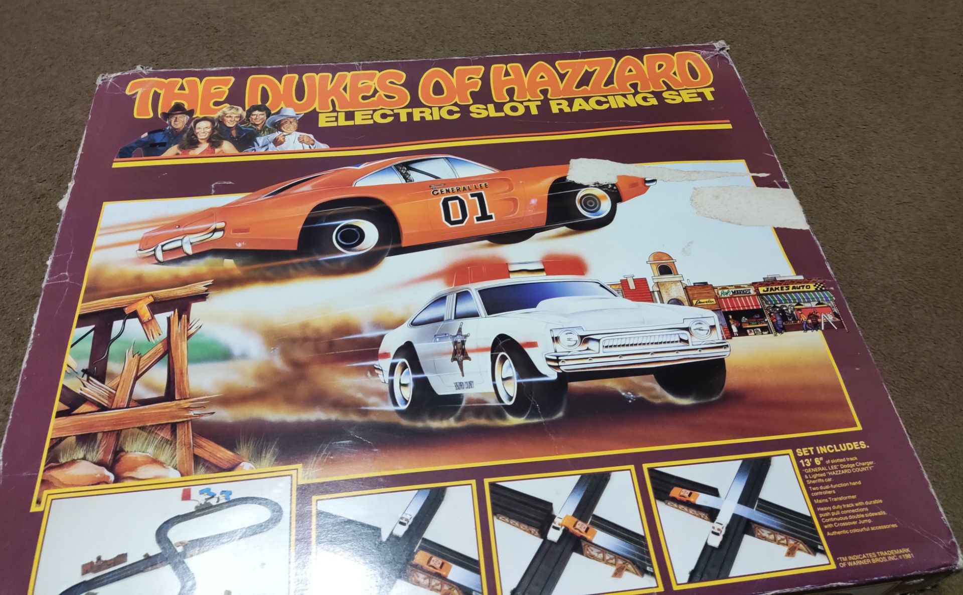 1 x Vintage Dukes of Hazzard Electric Slot Racing Set - Used - CL444 - NO VAT ON THE HAMMER - - Image 7 of 26