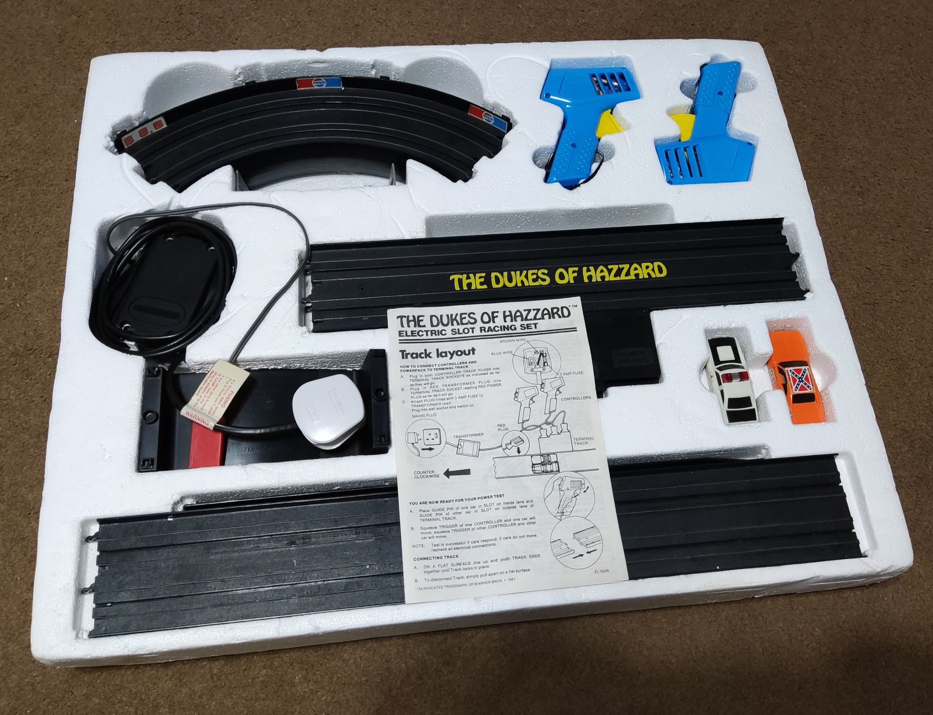1 x Vintage Dukes of Hazzard Electric Slot Racing Set - Used - CL444 - NO VAT ON THE HAMMER - - Image 4 of 26