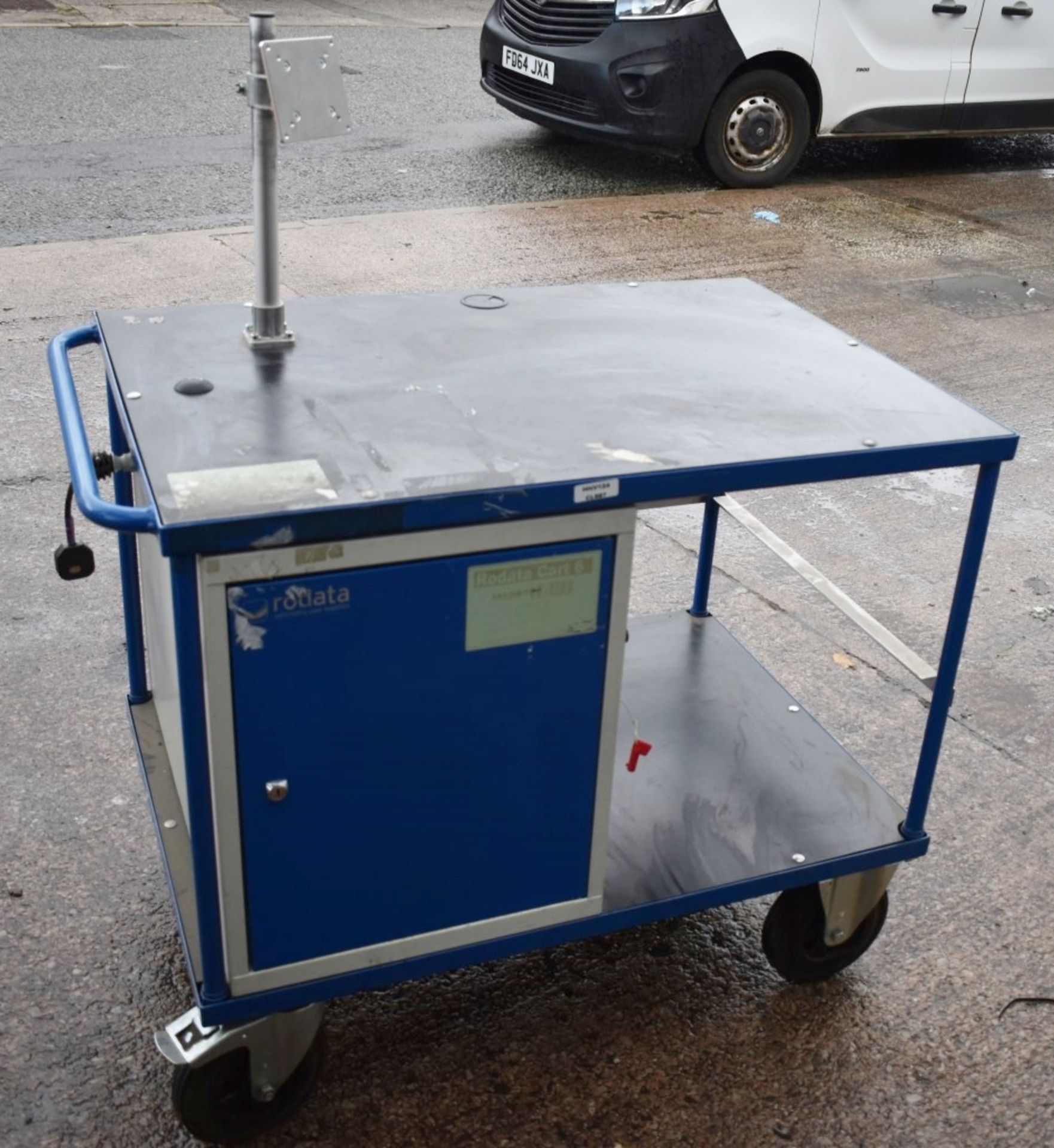 1 x RODATE Portable Computer Cart - Recently Removed From A World-renowned London Department Store - - Image 3 of 5