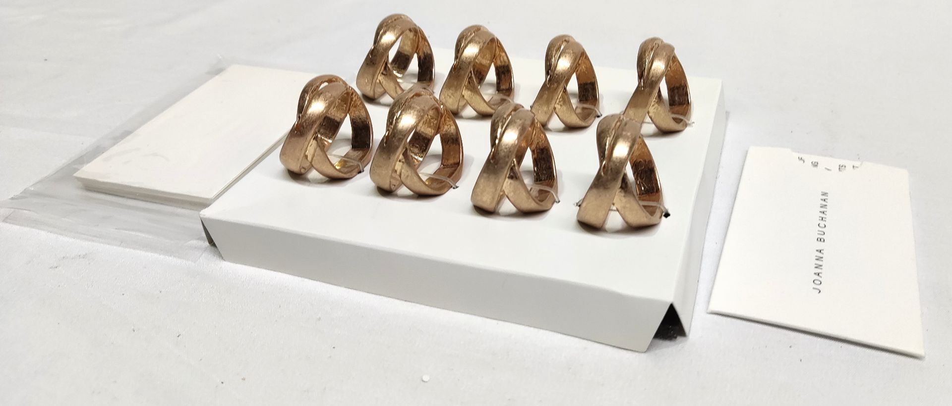 1 x JOANNA BUCHANAN Knot Placecard Holders - Set Of 8 - New/Boxed - Original RRP £168 - Ref: - Image 14 of 19