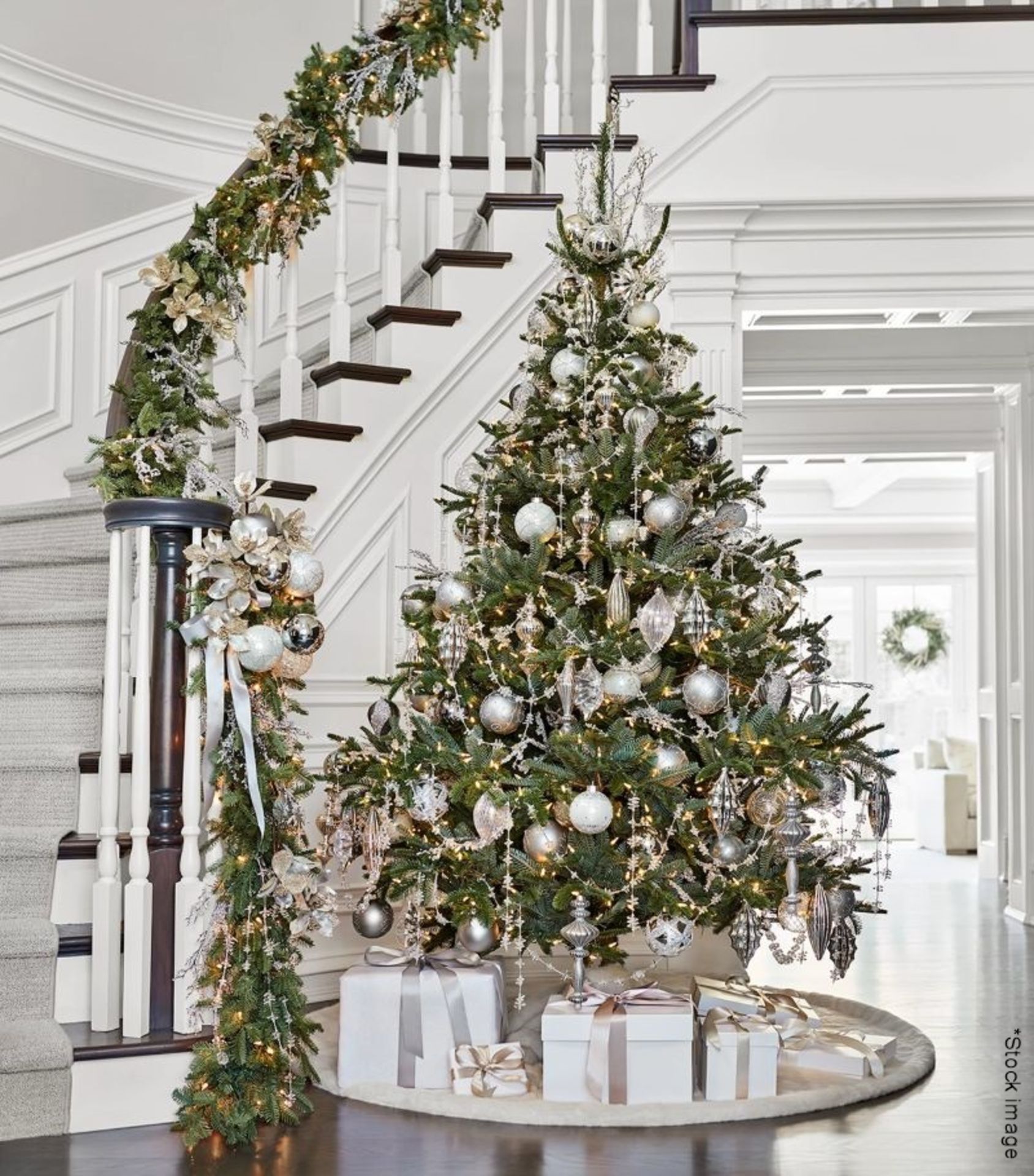 1 x BALSAM HILL 'Nordmann Fir' Luxury 12ft Candlelight Christmas Tree - Original Price £2,700 - Image 2 of 21