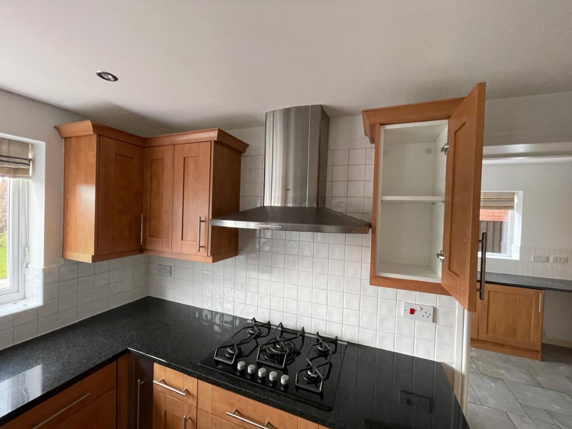 1 x Shaker-style, Feature-rich Fitted Kitchen with Solid Wood Doors, Granite Worktops and Appliances - Image 63 of 111