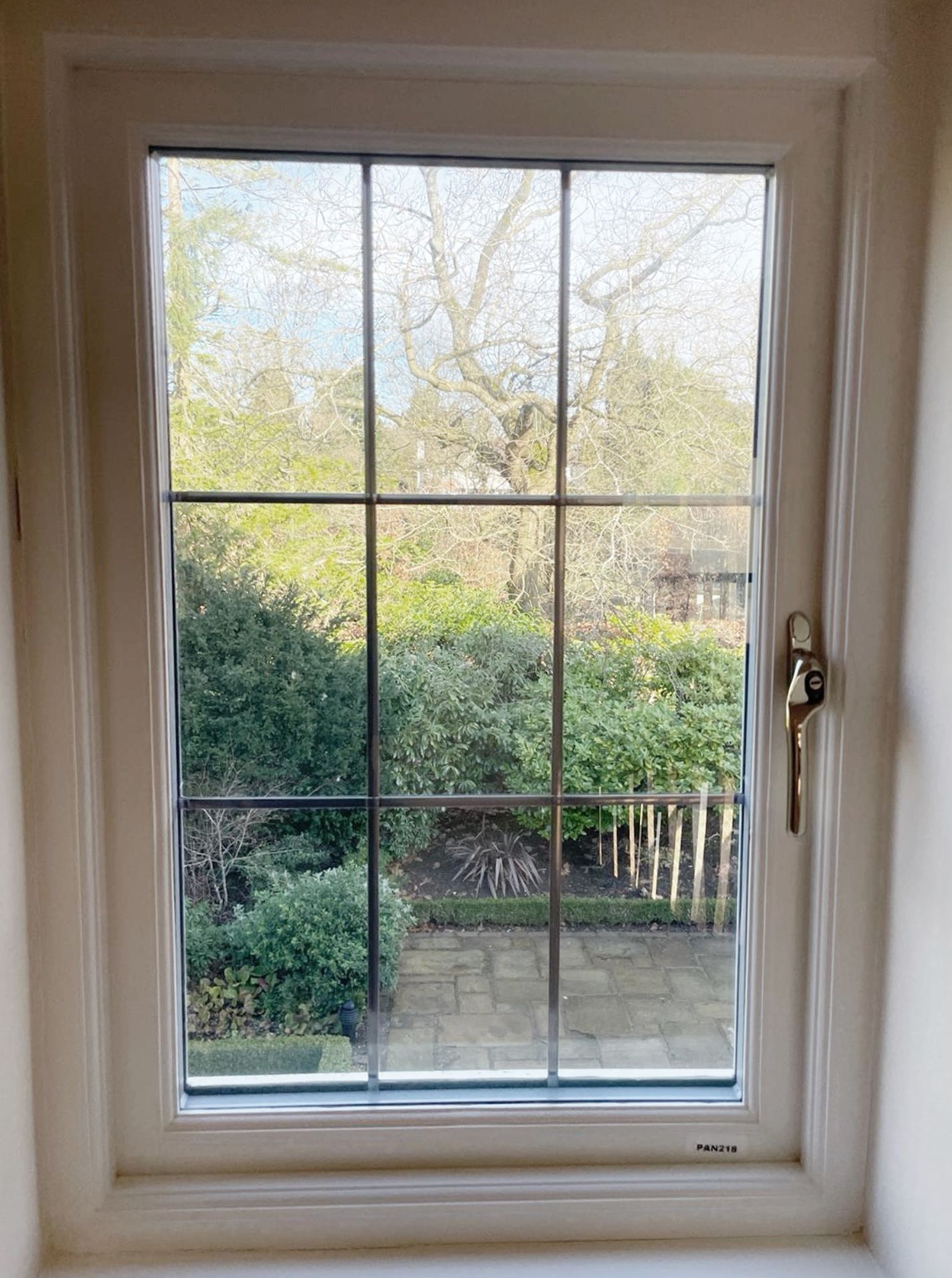 1 x Hardwood Timber Double Glazed & Leaded Window Frame - Ref: PAN218 - CL896 - NO VAT ON THE HAMMER - Image 7 of 11