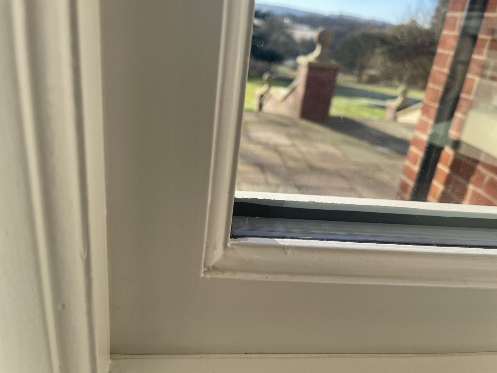 1 x Hardwood Timber Double Glazed Window Frames fitted with Shutter Blinds, In White - Ref: PAN105 - Image 5 of 11