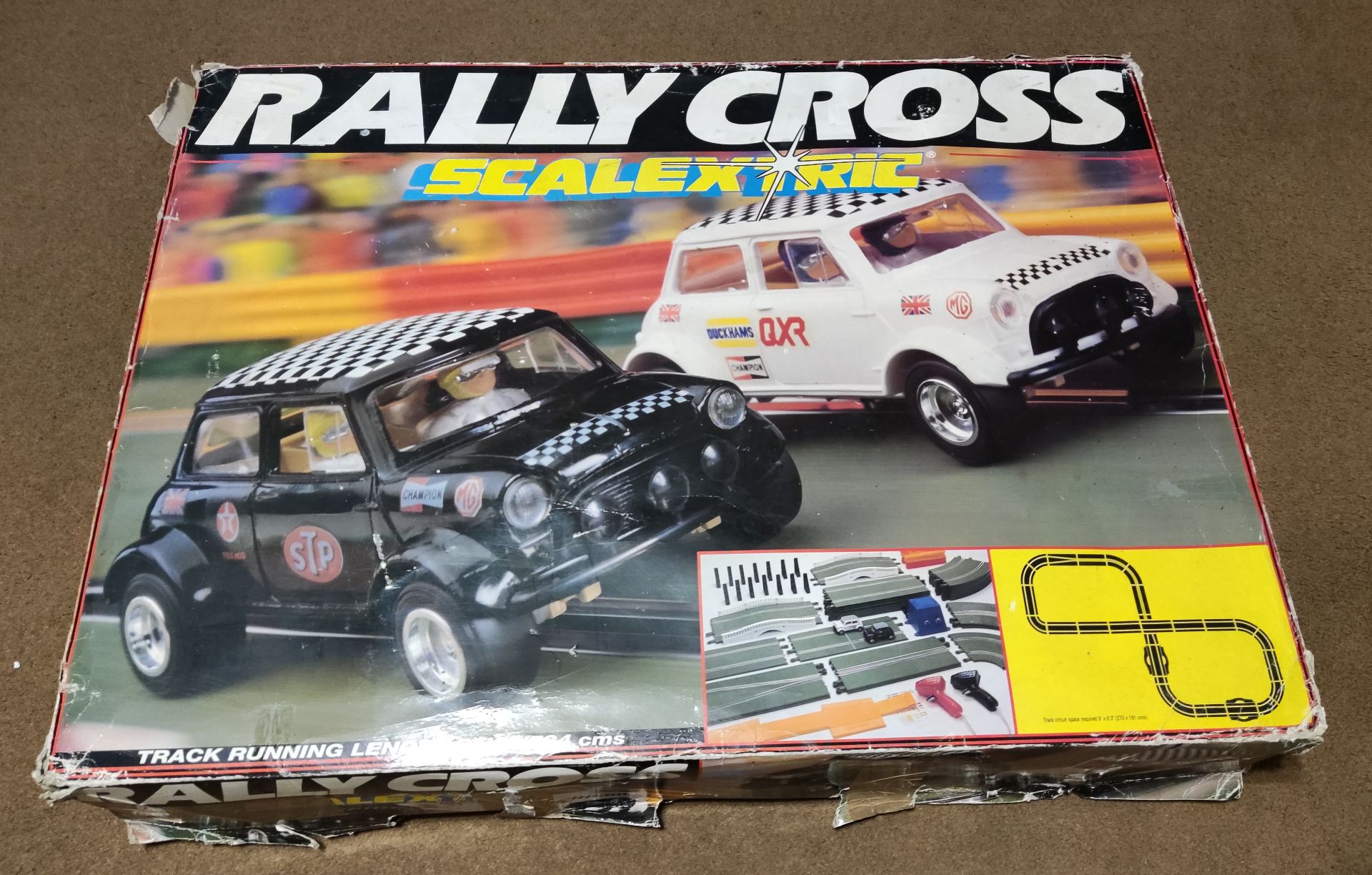 1 x Scalextric Rally Cross Set With Mini Cooper Rally Cars - Vintage - Used - CL444 - NO VAT ON THE - Image 5 of 32