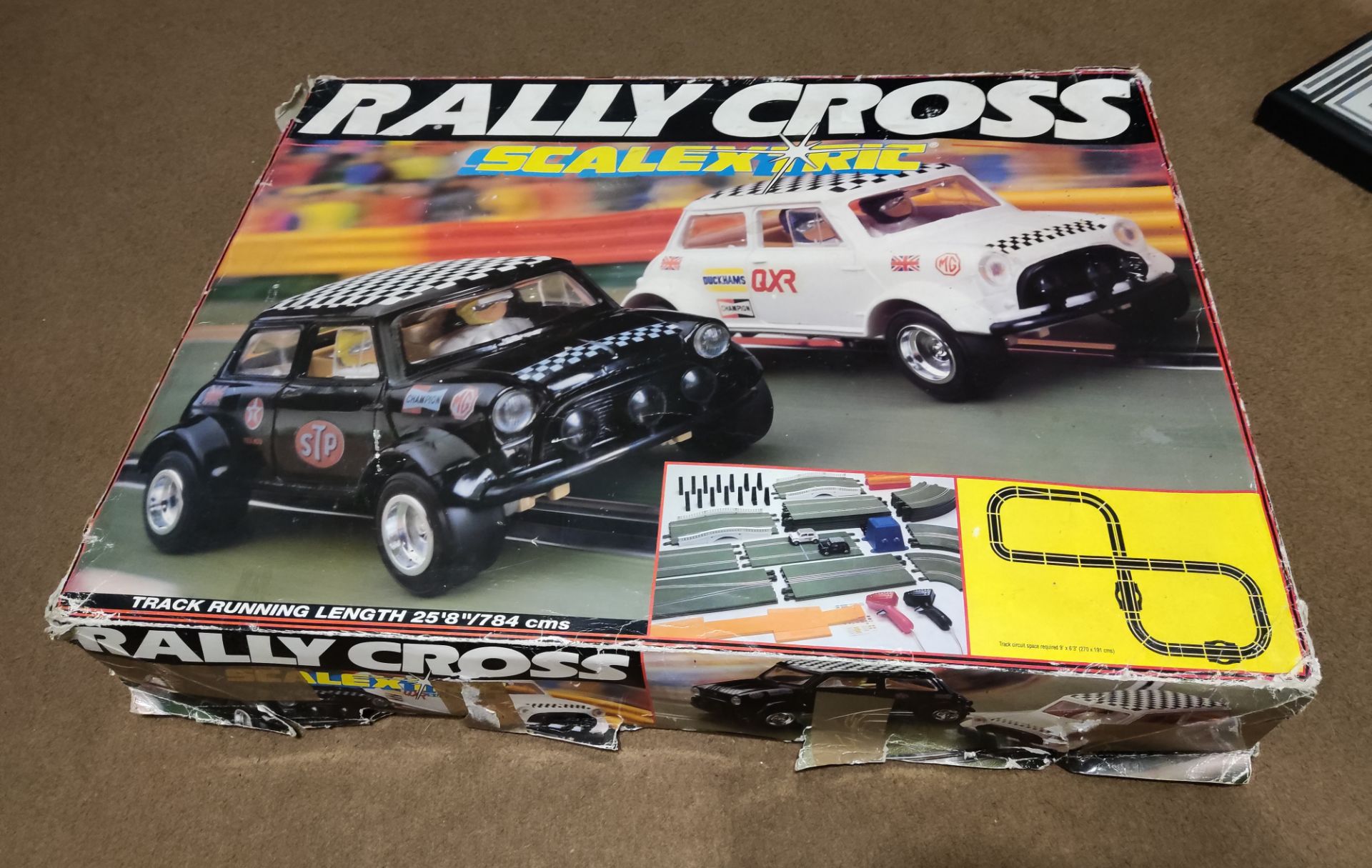 1 x Scalextric Rally Cross Set With Mini Cooper Rally Cars - Vintage - Used - CL444 - NO VAT ON THE - Image 17 of 32