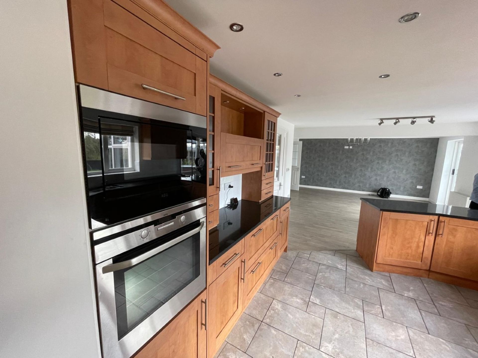1 x Shaker-style, Feature-rich Fitted Kitchen with Solid Wood Doors, Granite Worktops and Appliances - Image 31 of 111
