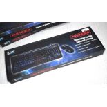 1 x CIT Avenger Illuminated Gaming Keyboard and Mouse - New & Boxed