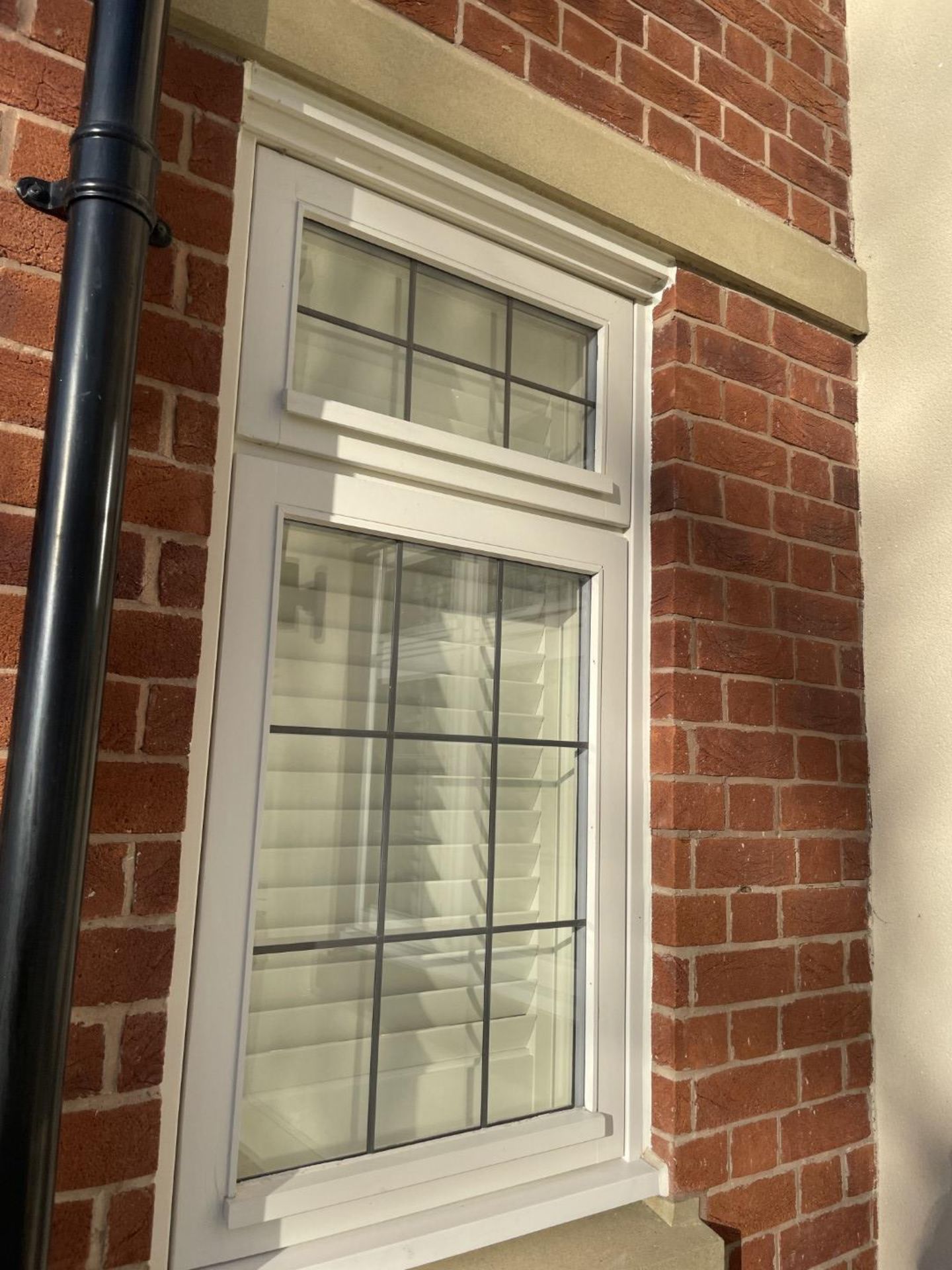 1 x Hardwood Timber Double Glazed Window Frames fitted with Shutter Blinds, In White - Ref: PAN106 - Image 7 of 23