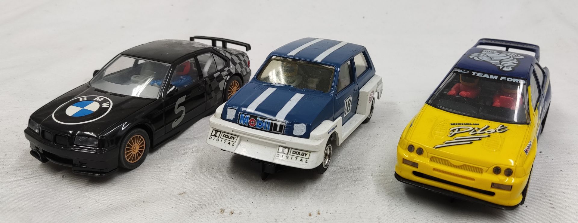 3 x Retro Scalextric Cars - BMW, Metro and Ford - Tested and Working - Used - CL444 - NO VAT ON - Image 7 of 8