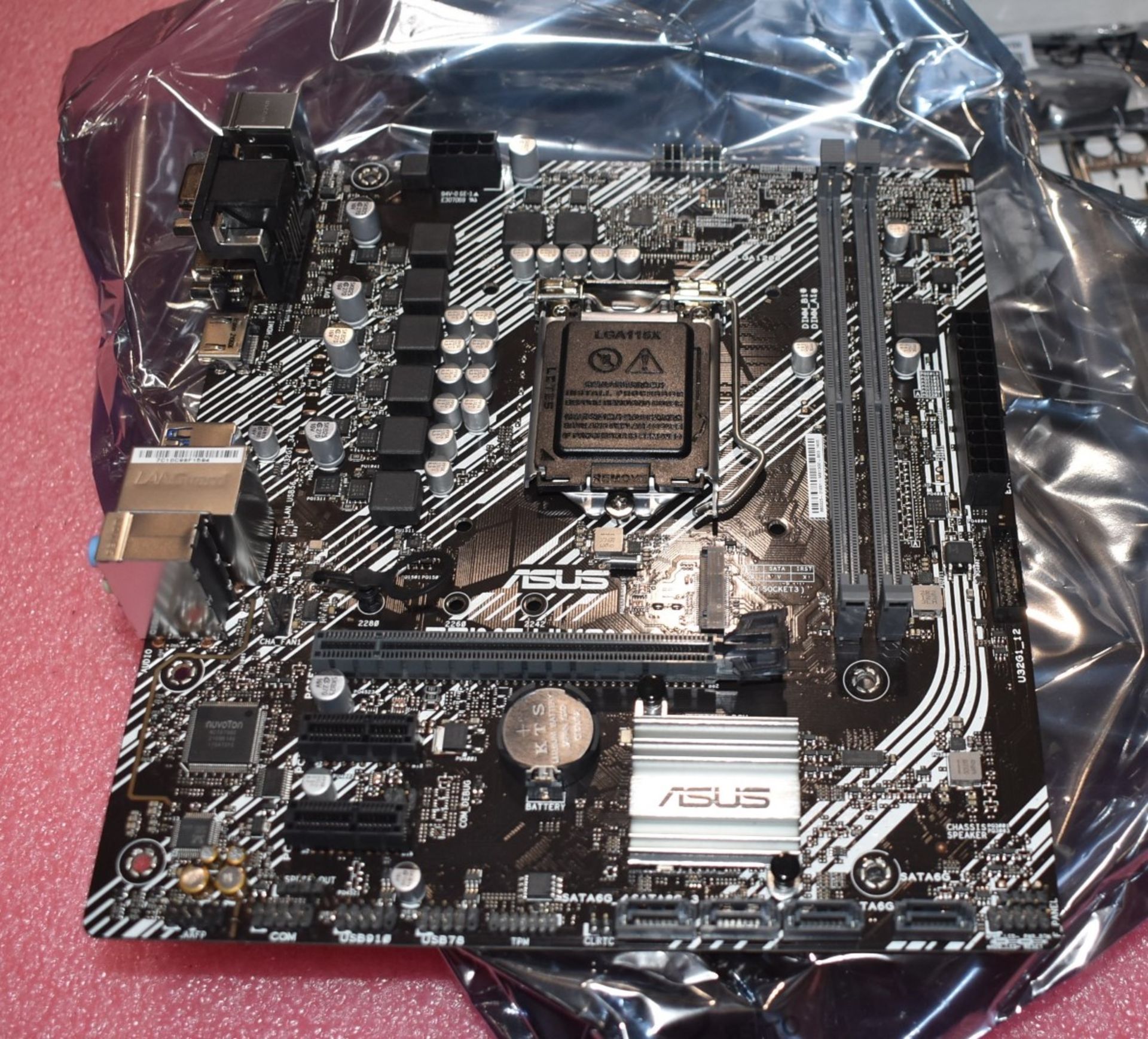 1 x Asus Prime H410M-E Intel LGA1200 Motherboard - Boxed With Accessories - Image 7 of 8