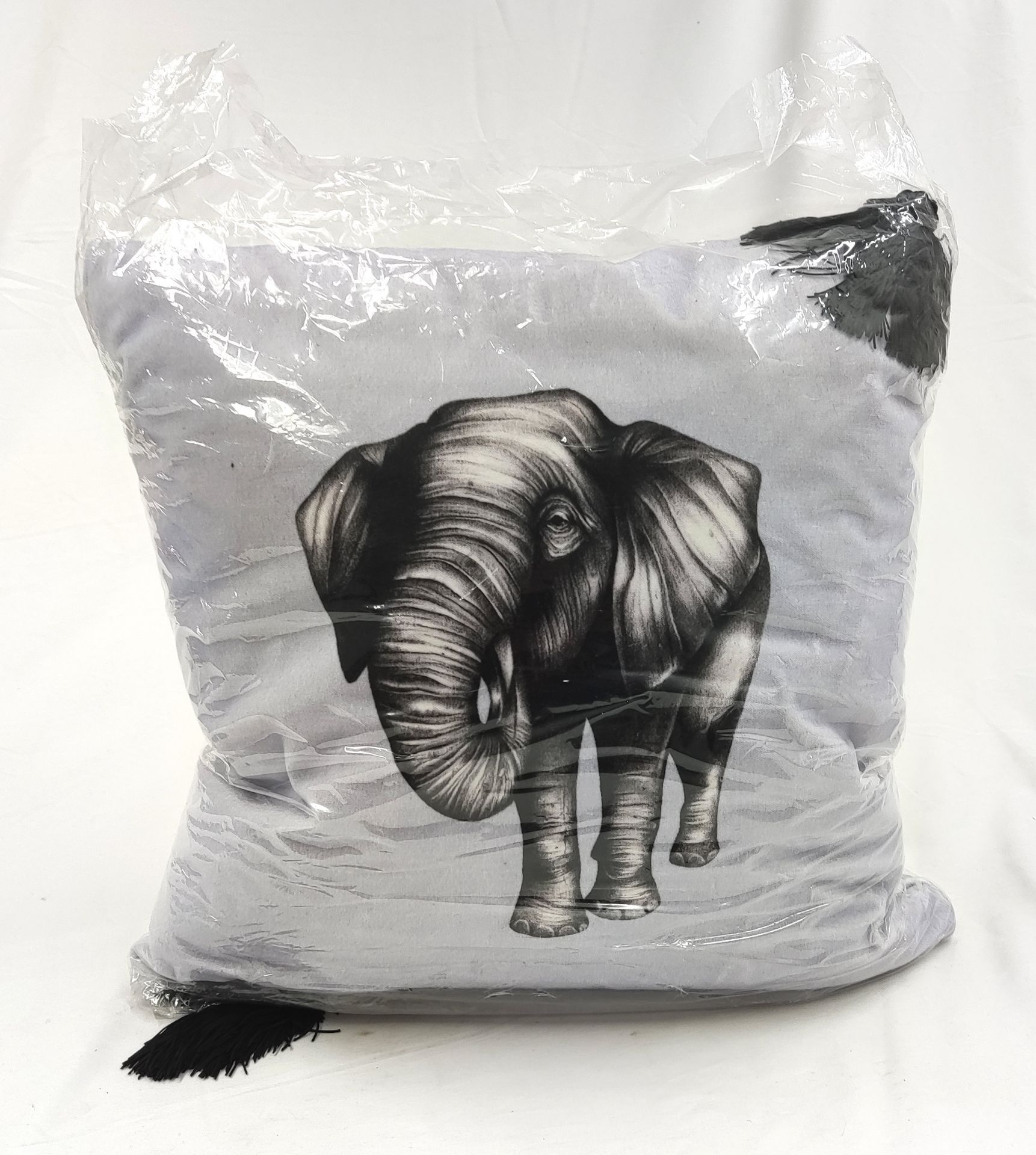 1 x CHARLOTTE JADE Velvet Elephant Cushion - Original RRP £170.00 - Image 7 of 15