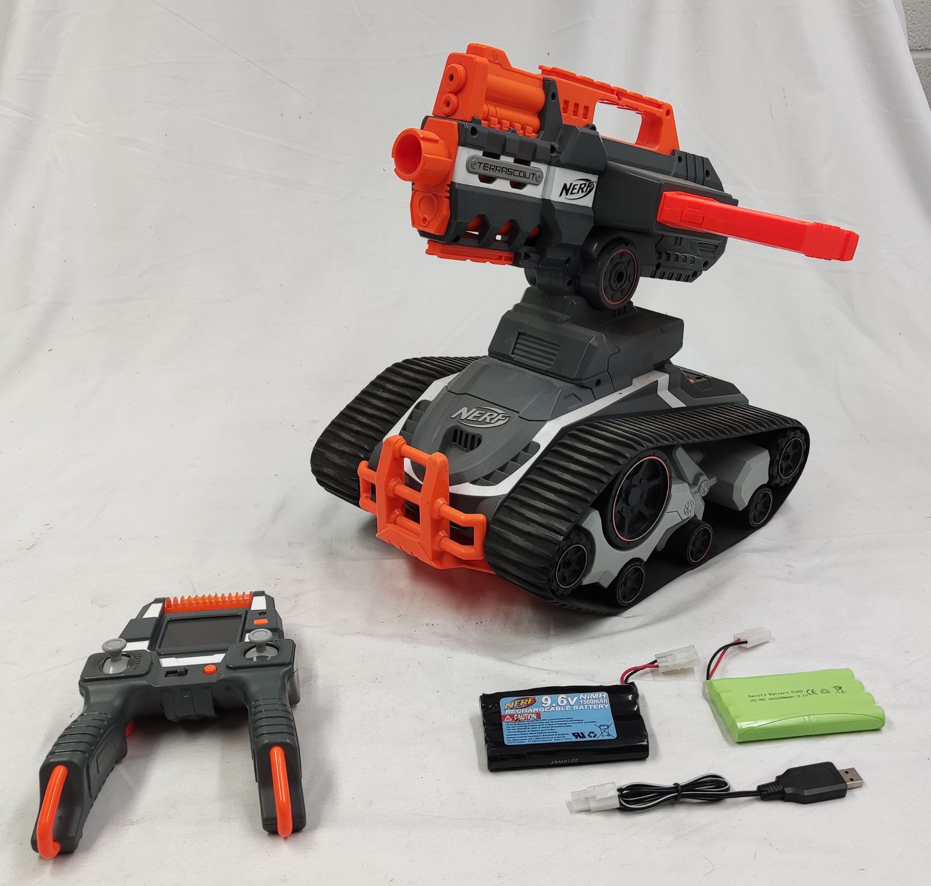 1 x Nerf Terrascout Remote Control Nerf Tank With Video - Used - CL444 - NO VAT ON THE HAMMER -