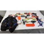 2 x Nerf Modulus Guns Plus Various Attachments And Accessories - Used - CL444 - NO VAT ON THE HAMMER