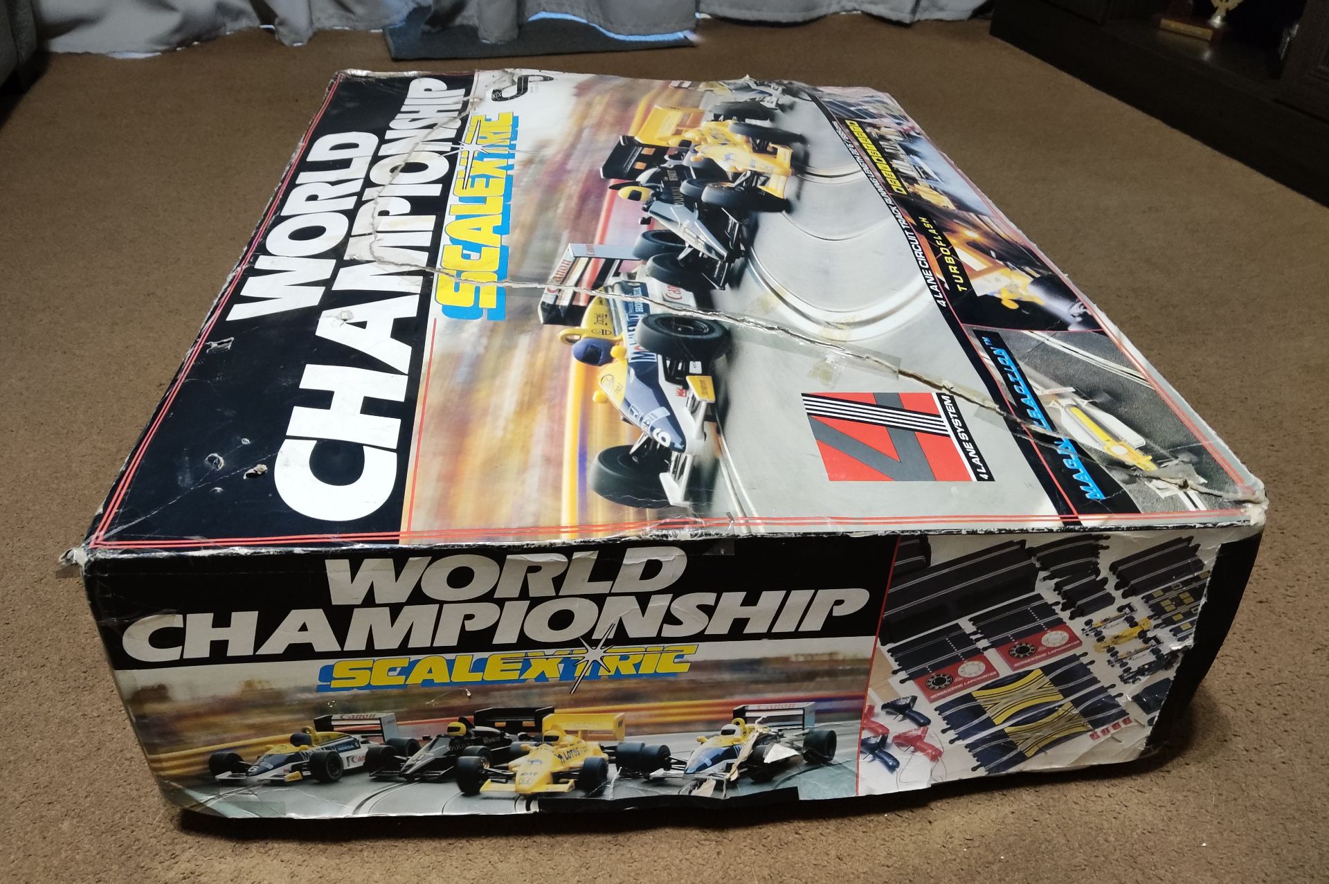 1 x Scalextric 4-Lane World Championship Set With 4 x F1 Cars - Huge Vintage Set - Used - CL444 - NO - Image 12 of 26