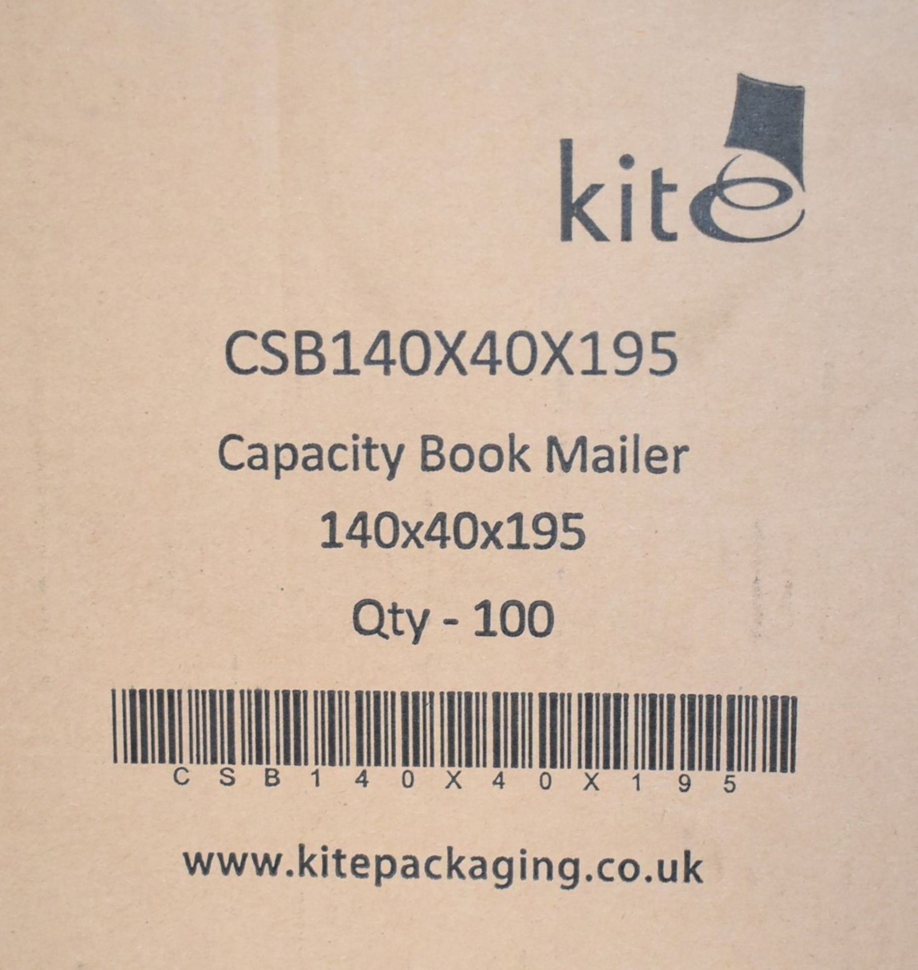 200 x Capacity Book Mailer Cardboard Envelopes - Size: 140 x 140 x 195mm - Includes 2 x Boxes of 100 - Image 2 of 6