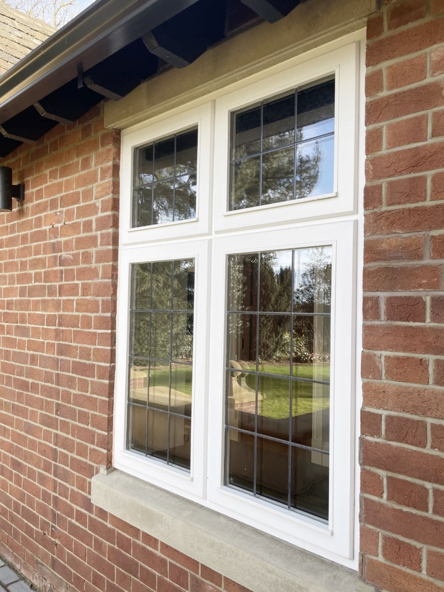 1 x Hardwood Timber Double Glazed Leaded 4-Pane Window Frame - Ref: PAN206 - CL896 - NO VAT - Image 3 of 12