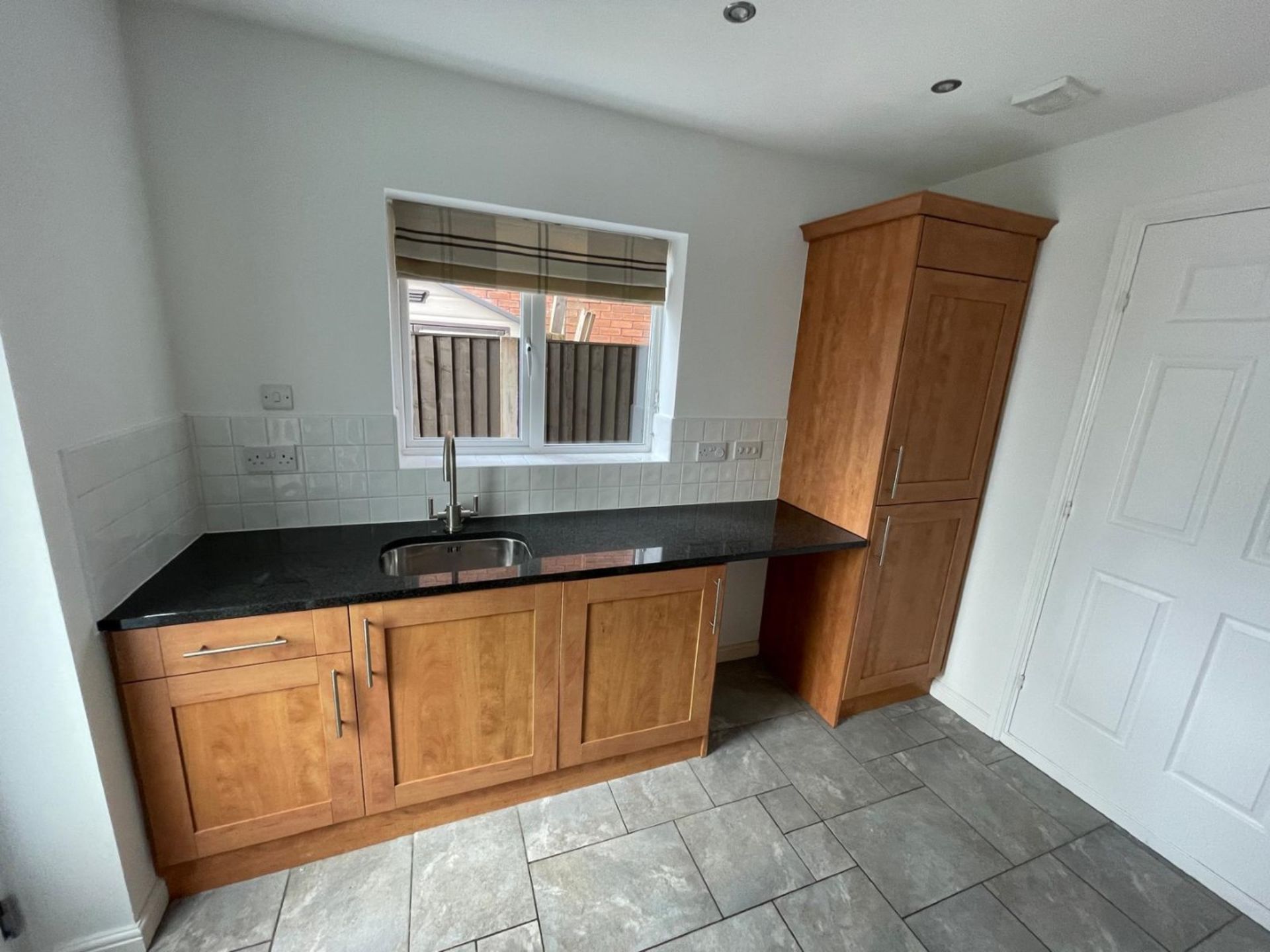 1 x Shaker-style, Feature-rich Fitted Kitchen with Solid Wood Doors, Granite Worktops and Appliances - Image 28 of 111