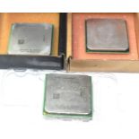 3 x AMD Socket AM2 Desktop PC Processors - Includes 1 x Phenom X4 9500, 1 x Athlon LE1600 and 1 x