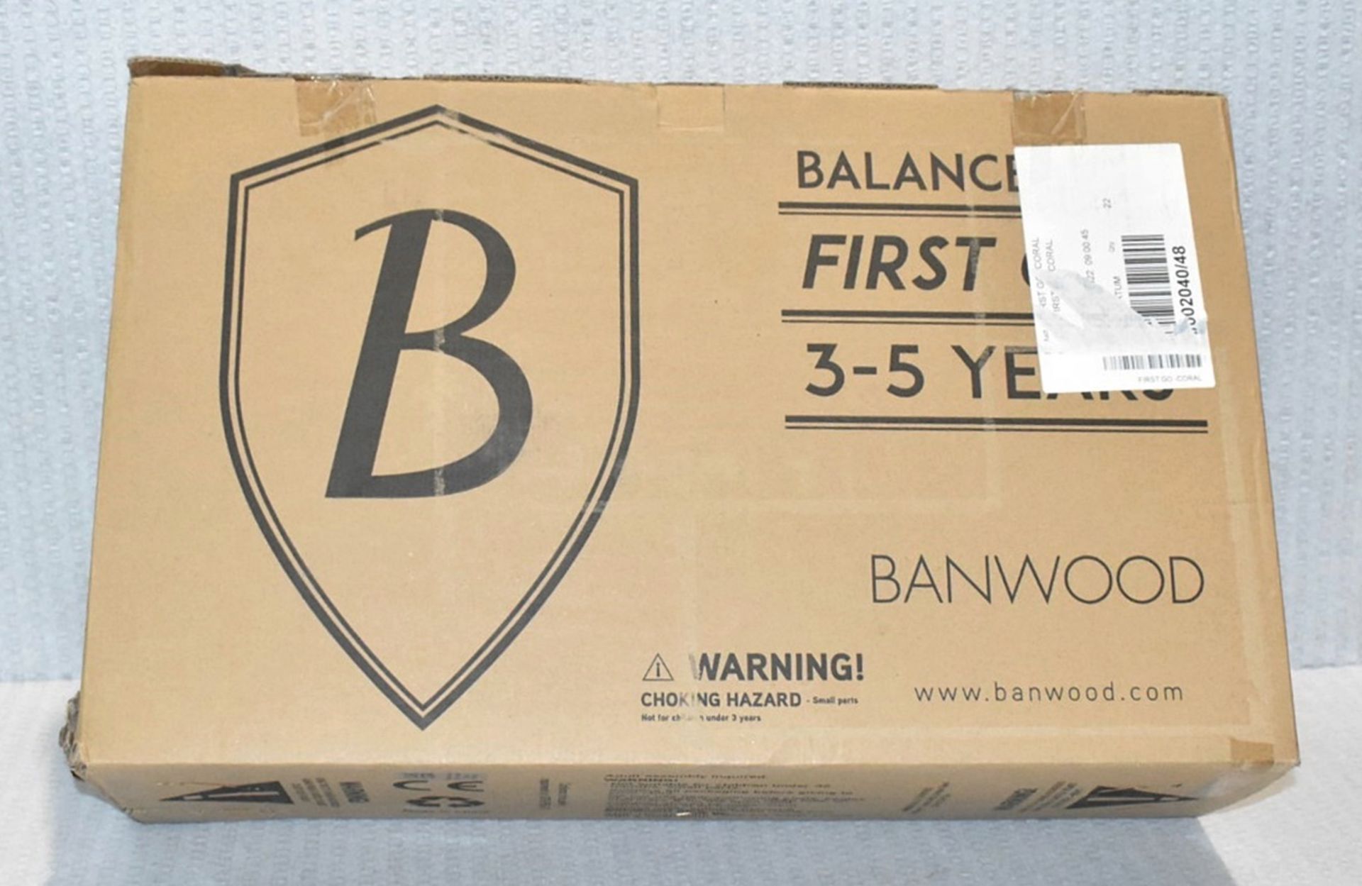 1 x BANWOOD Child's Balance Bike in Coral Pink - Original Price £139.00 - Image 4 of 9