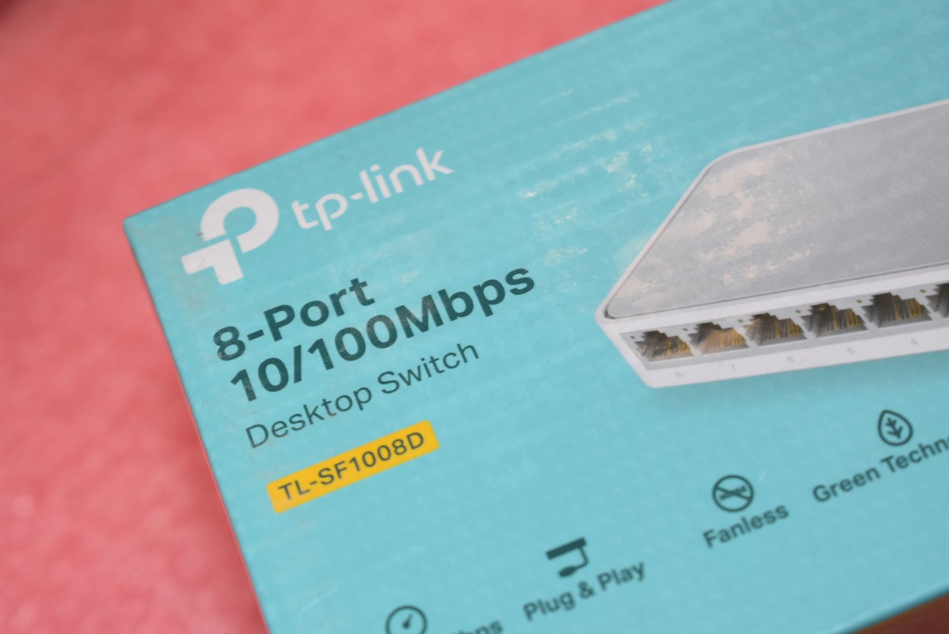 3 x TP Link 8 Port 10/100Mbos Desktop Switches - Model TL-SF1008D - New Sealed Stock - Image 2 of 6