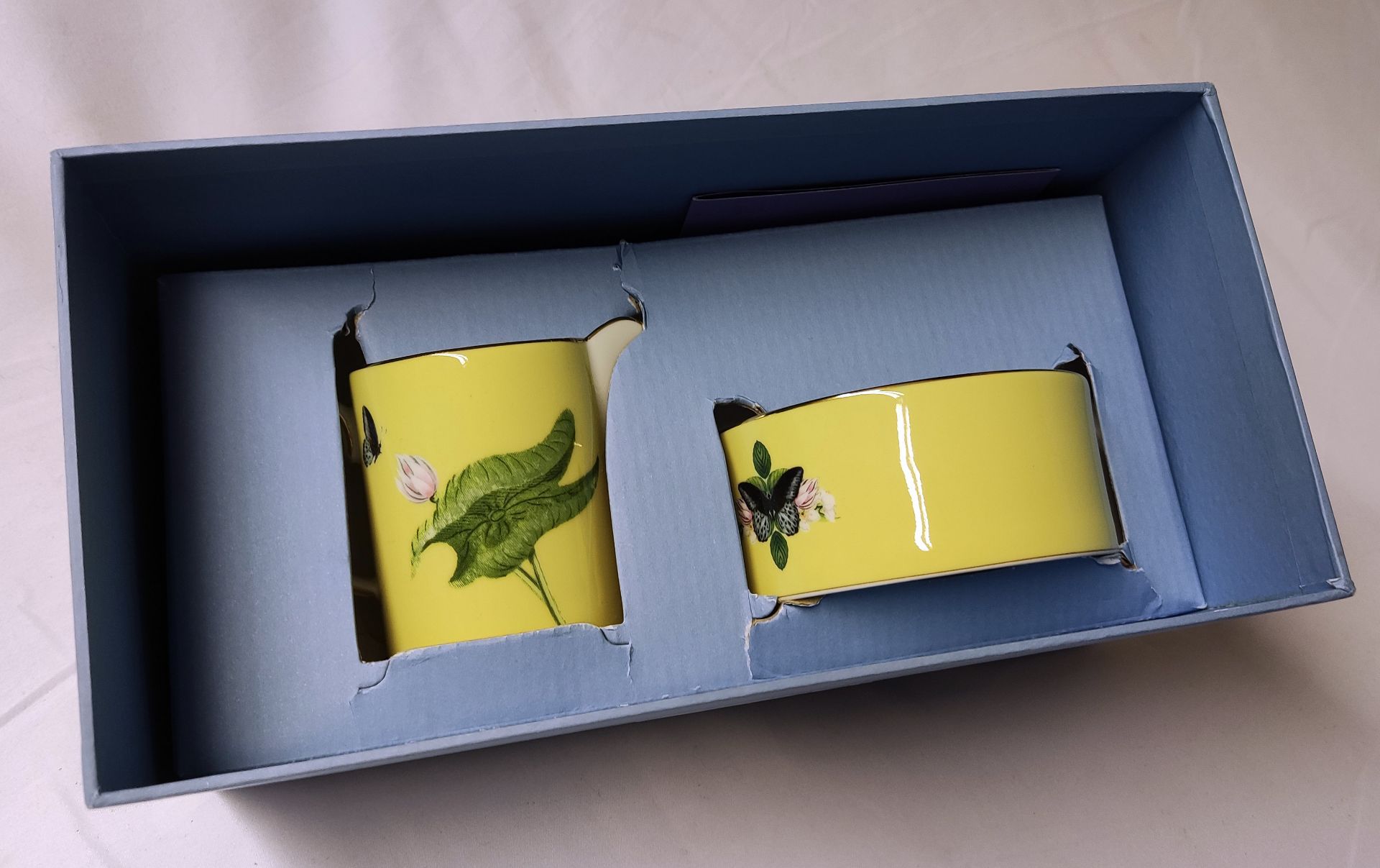 1 x WEDGWOOD Wonderlust Waterlily Fine Bone China Sugar & Creamer Set - New/Boxed - RRP £80 - - Bild 19 aus 22