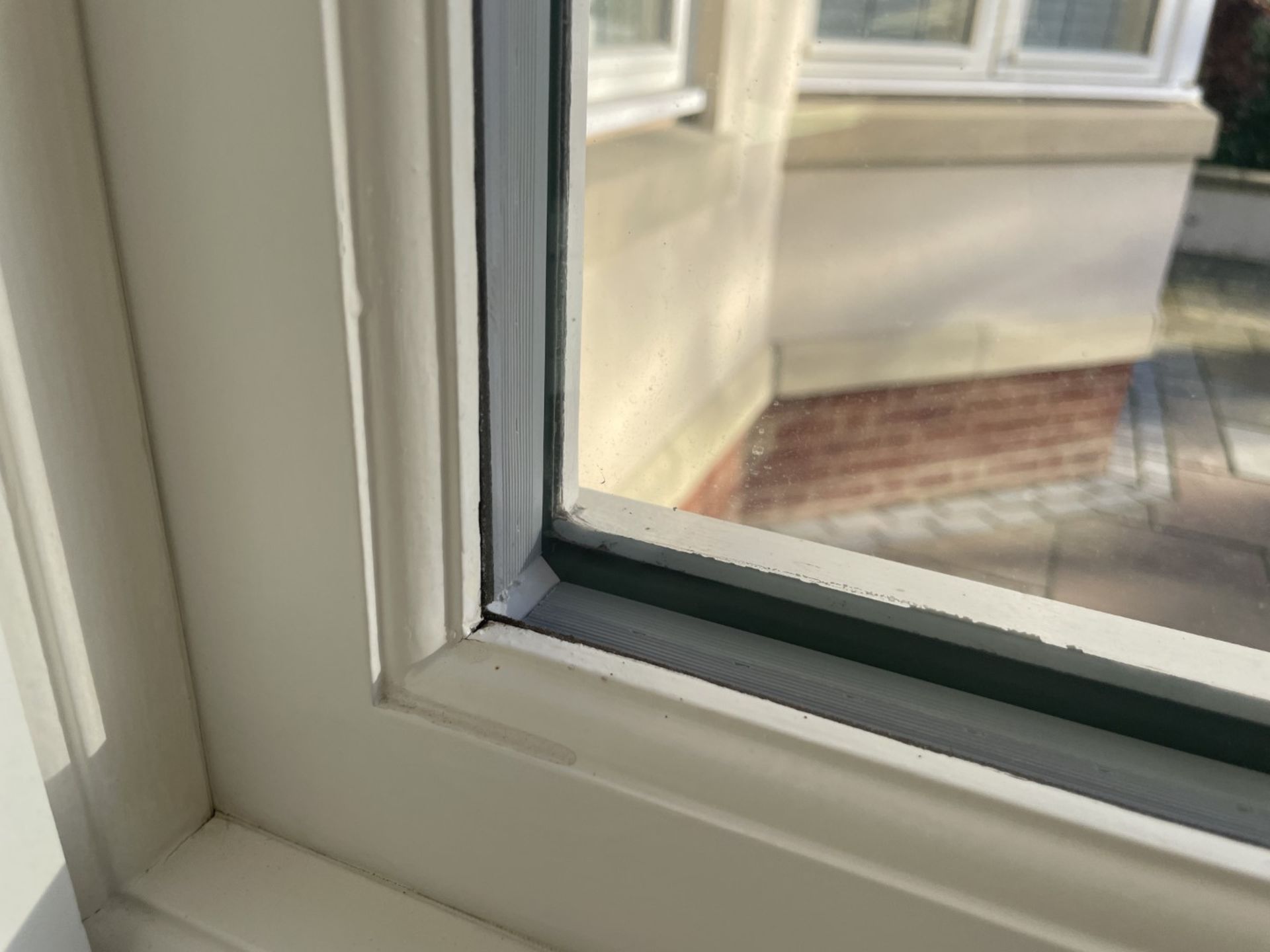 1 x Hardwood Timber Double Glazed Window Frames fitted with Shutter Blinds, In White - Ref: PAN106 - Image 5 of 23