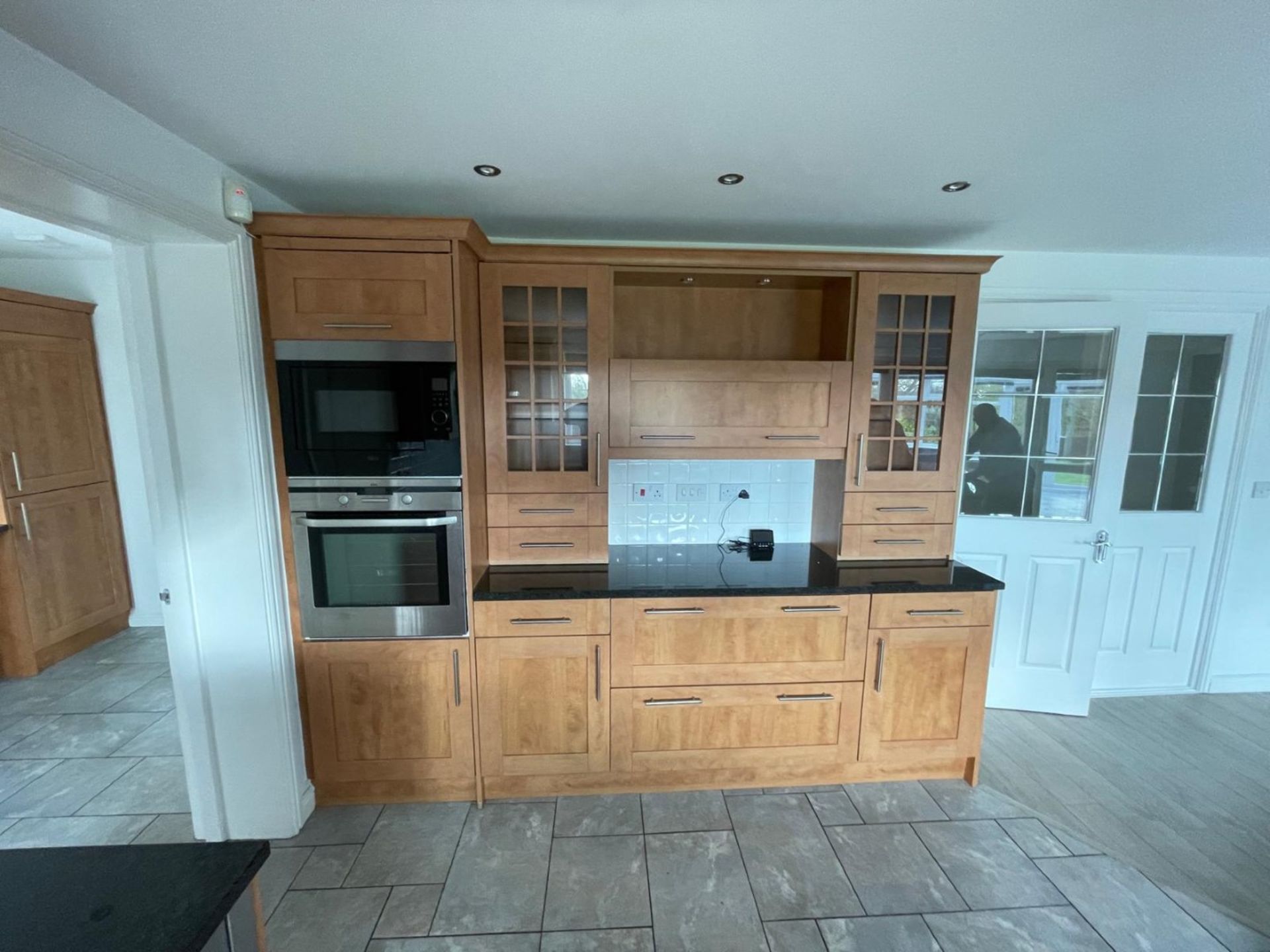 1 x Shaker-style, Feature-rich Fitted Kitchen with Solid Wood Doors, Granite Worktops and Appliances - Image 55 of 111
